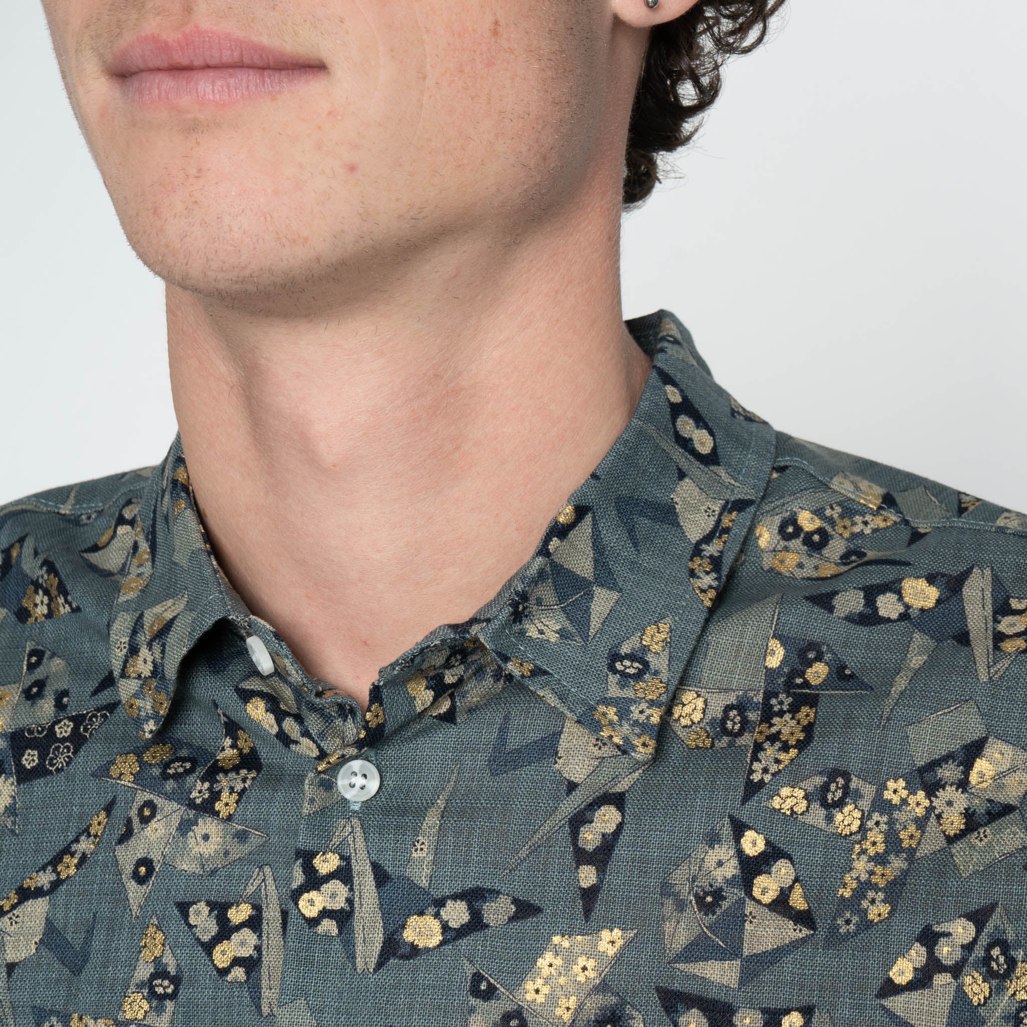 True Shirt - Origami Poplin - Blue by Naked & Famous Denim