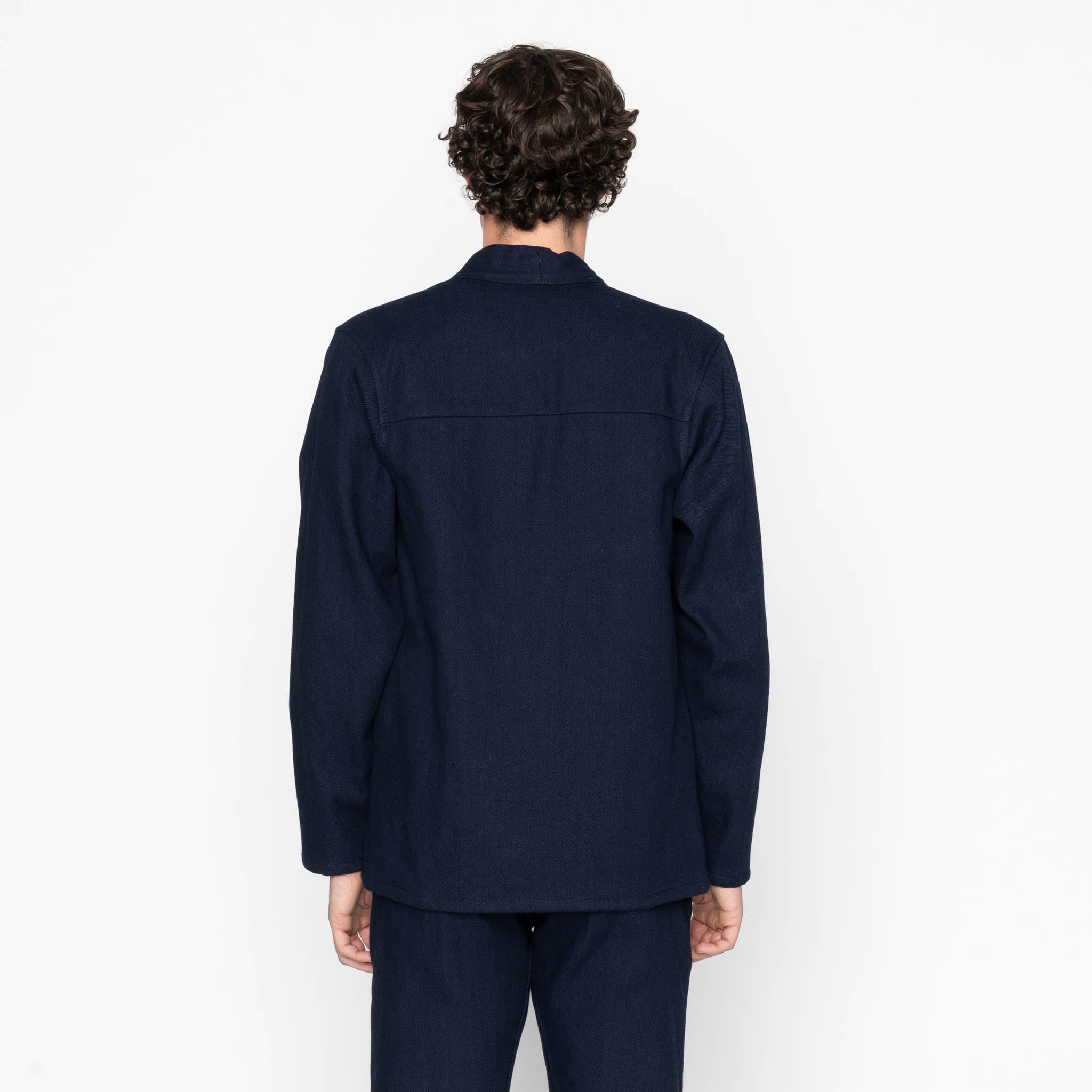 Kimono Shirt - Maekake Dobby - Indigo by Naked & Famous Denim