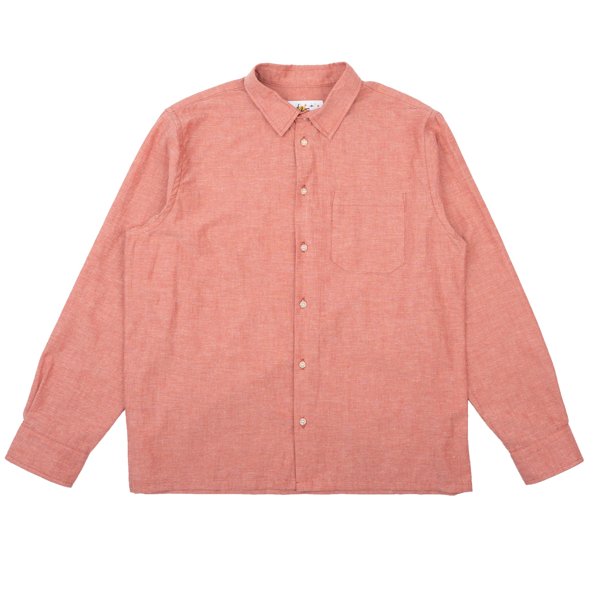 True Shirt - Selvedge Chambray - Red by Naked & Famous Denim