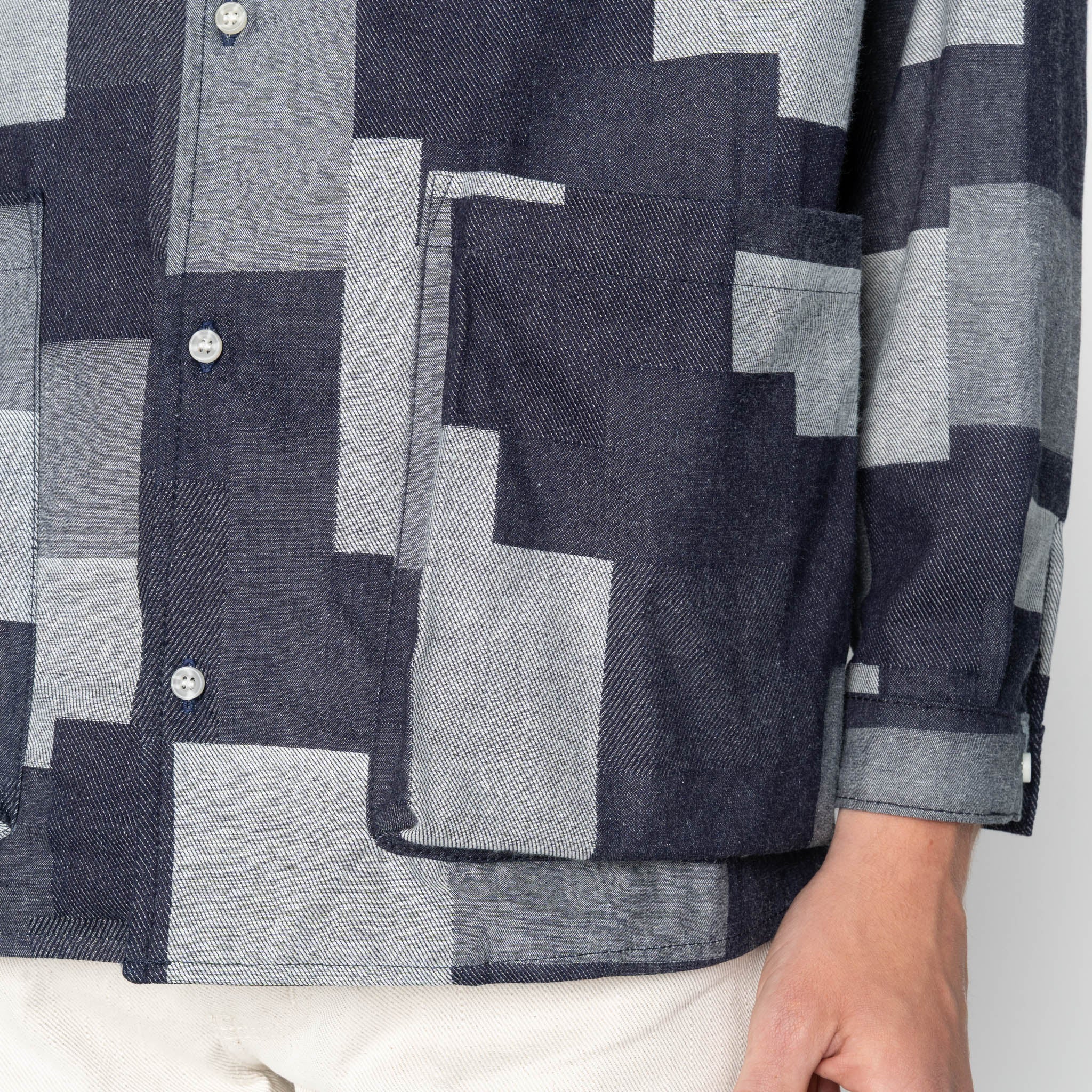 Wise Guy - Jacquard Denim - Indigo by Naked & Famous Denim