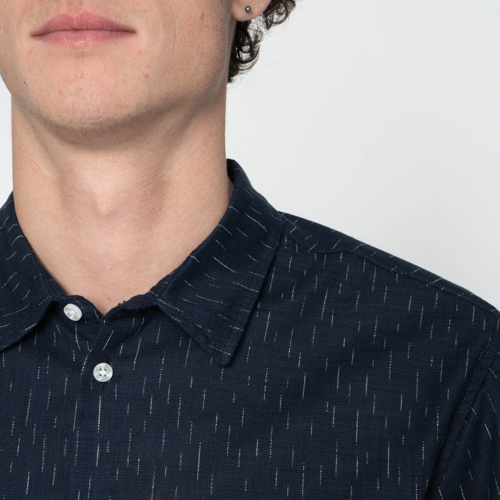 True Shirt - Kimono Rain - Indigo by Naked & Famous Denim