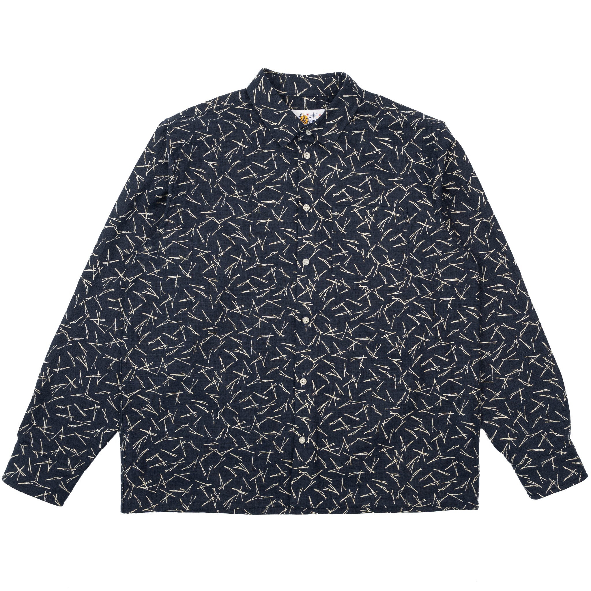 True Shirt - Matsuba Pine Needles - Indigo by Naked & Famous Denim