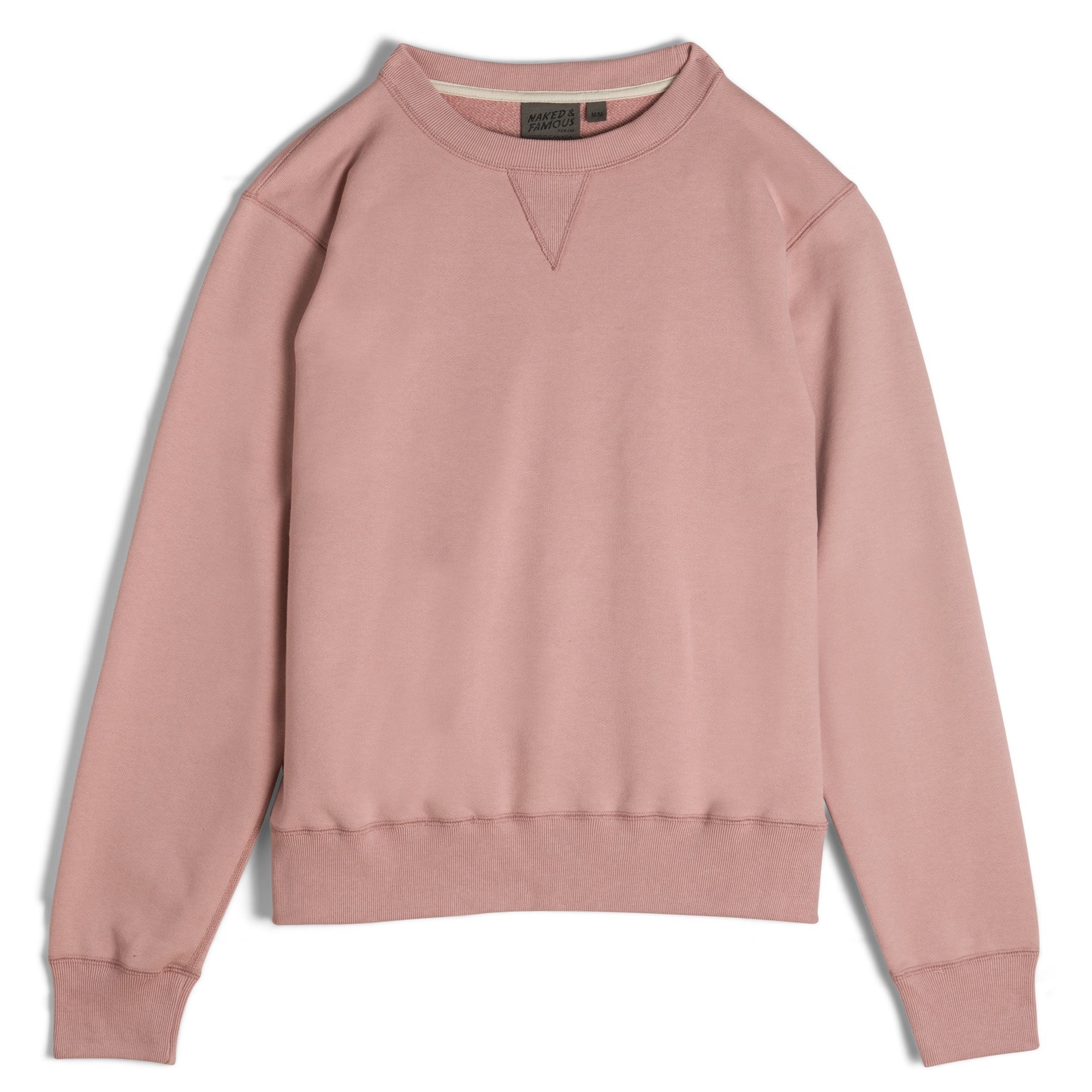 Crewneck - Heavyweight Terry - Blush by Naked & Famous Denim