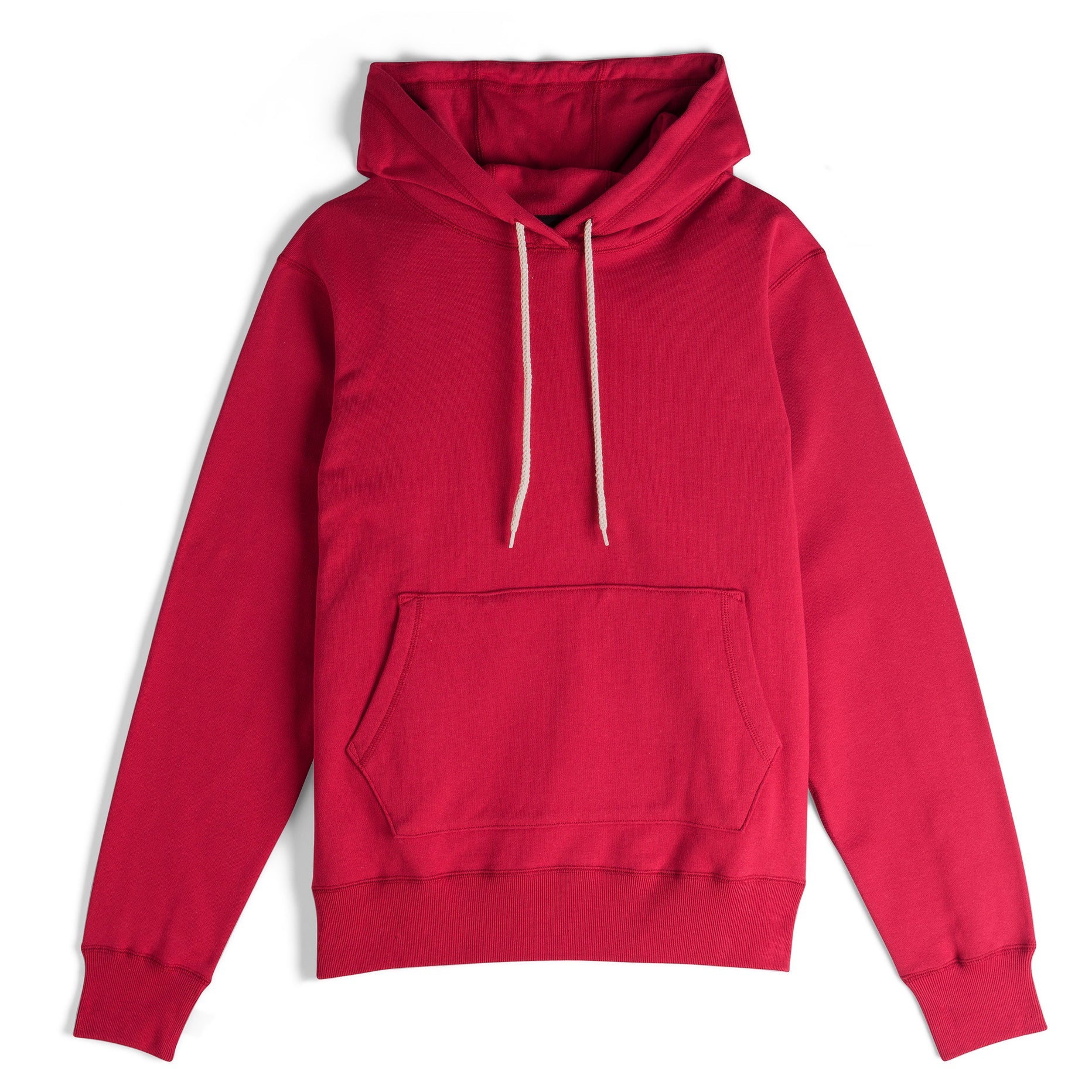 Pullover Hoodie - Heavyweight Terry - Red by Naked & Famous Denim