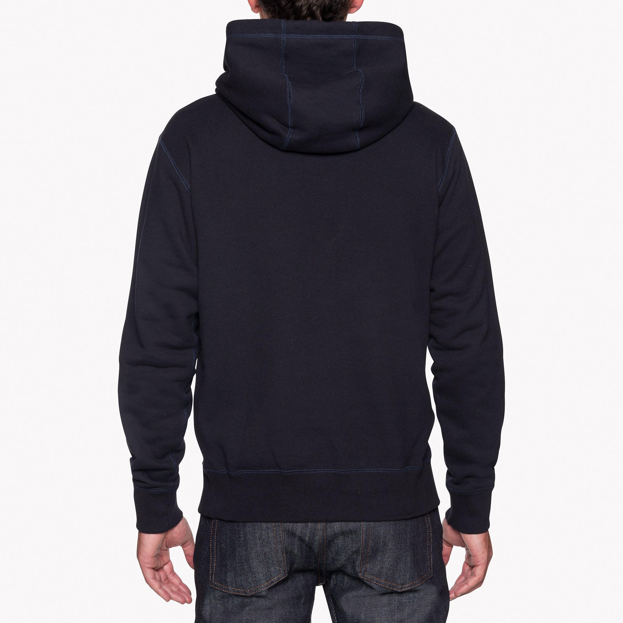 Pullover Hoodie - Heavyweight Terry - Navy by Naked & Famous Denim