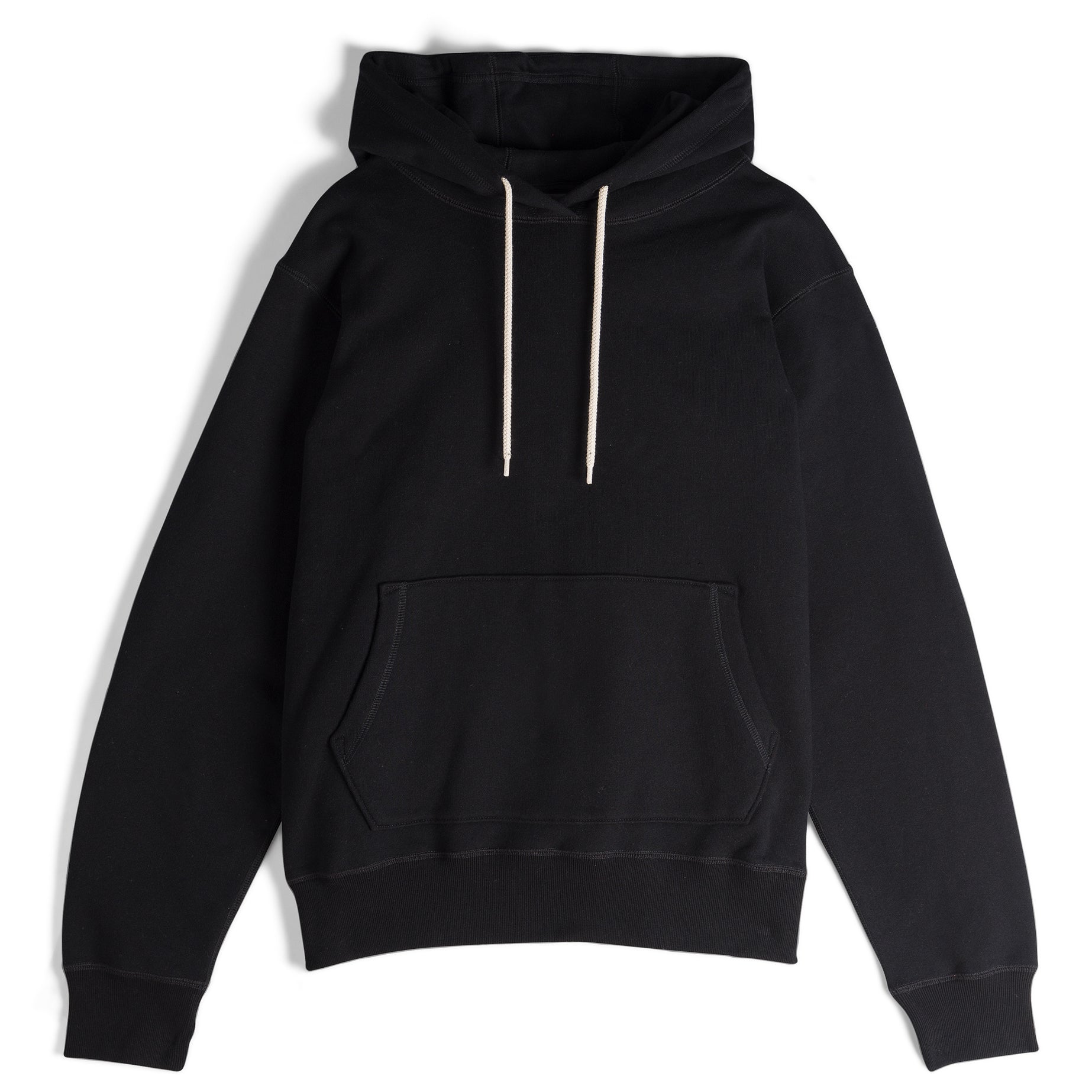 Pullover Hoodie - Heavyweight Terry - Black by Naked & Famous Denim