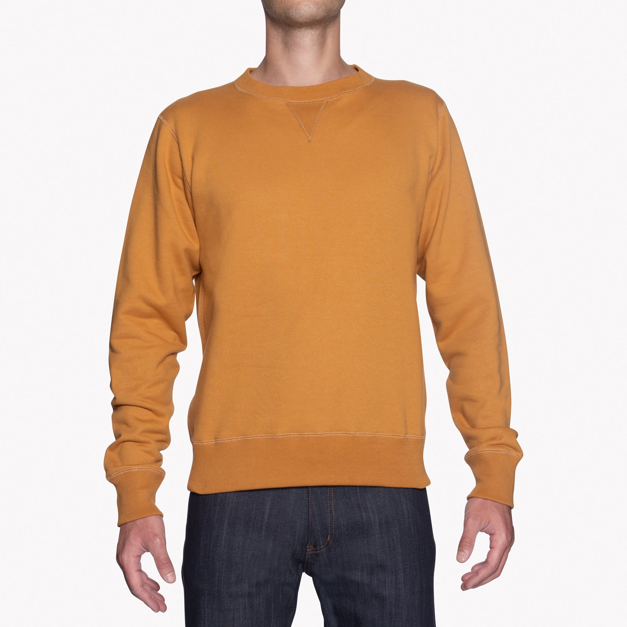 Crewneck - Heavyweight Terry - Amber by Naked & Famous Denim