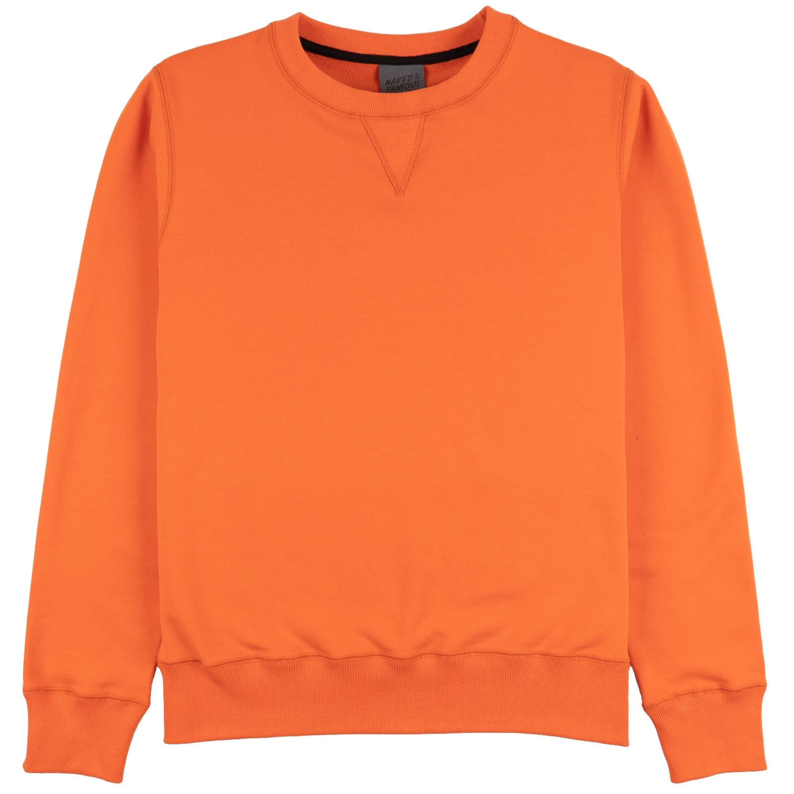 Crewneck - Orange Terry by Naked & Famous Denim