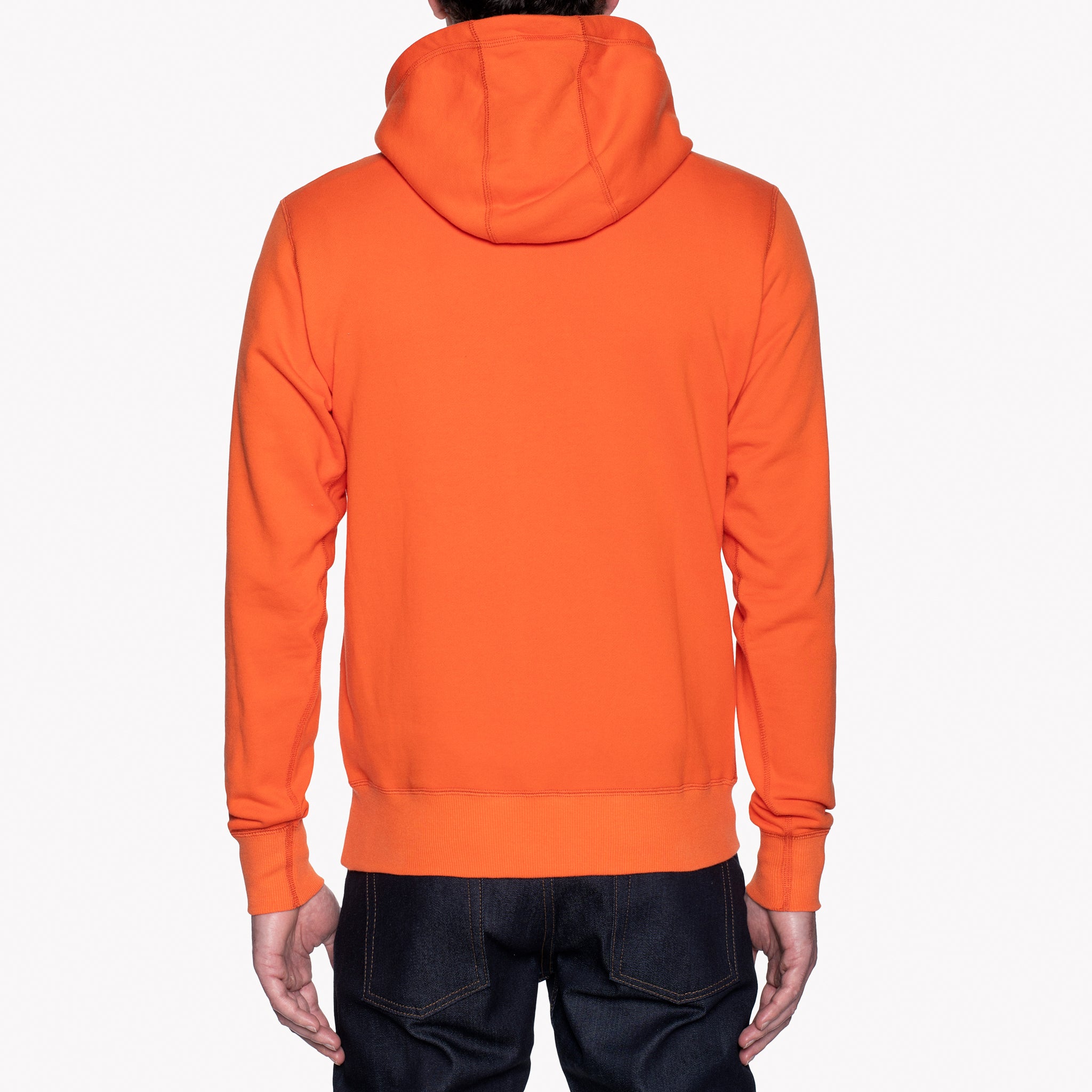 Pullover Hoodie - Orange Terry by Naked & Famous Denim
