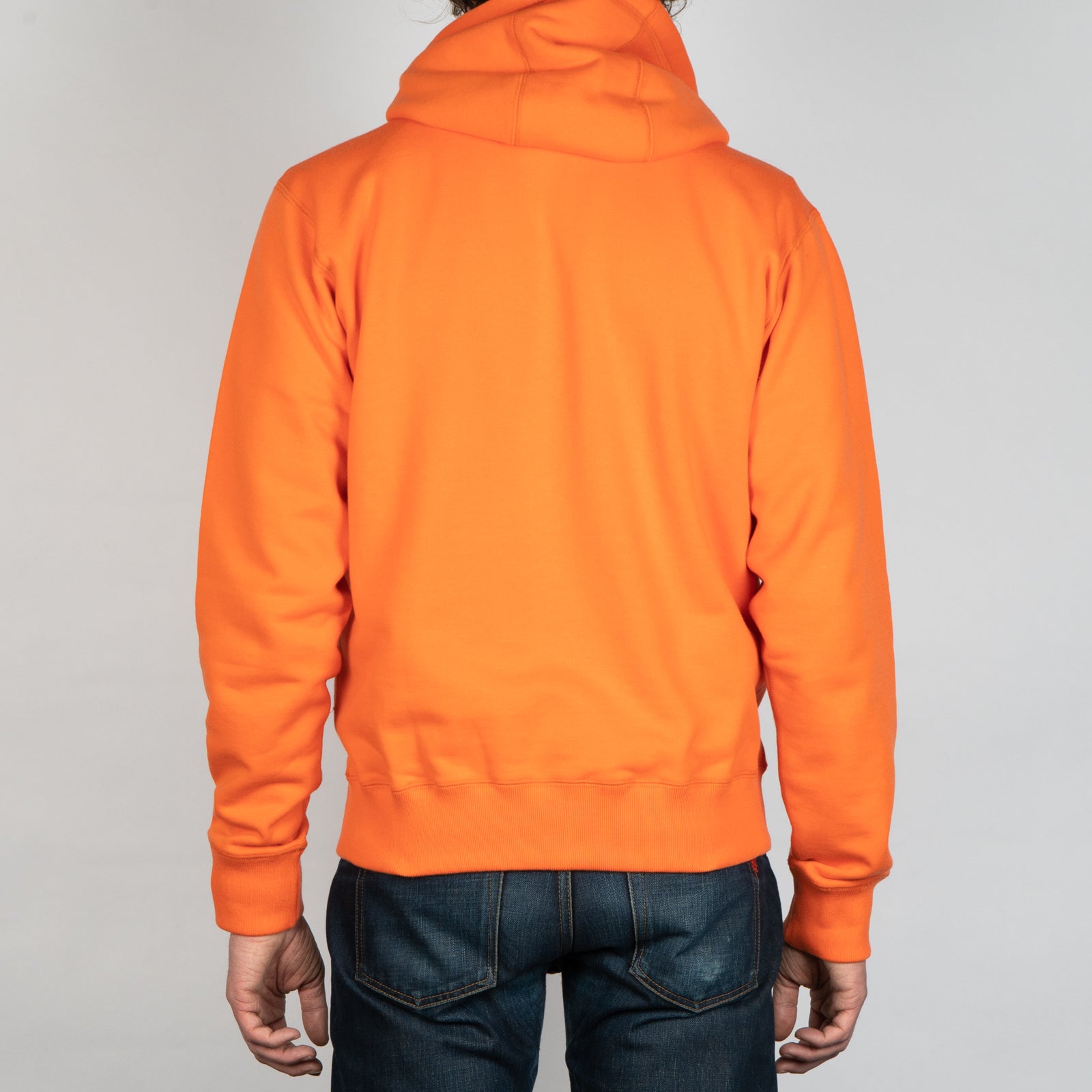 Zip Hoodie - Orange Terry by Naked & Famous Denim