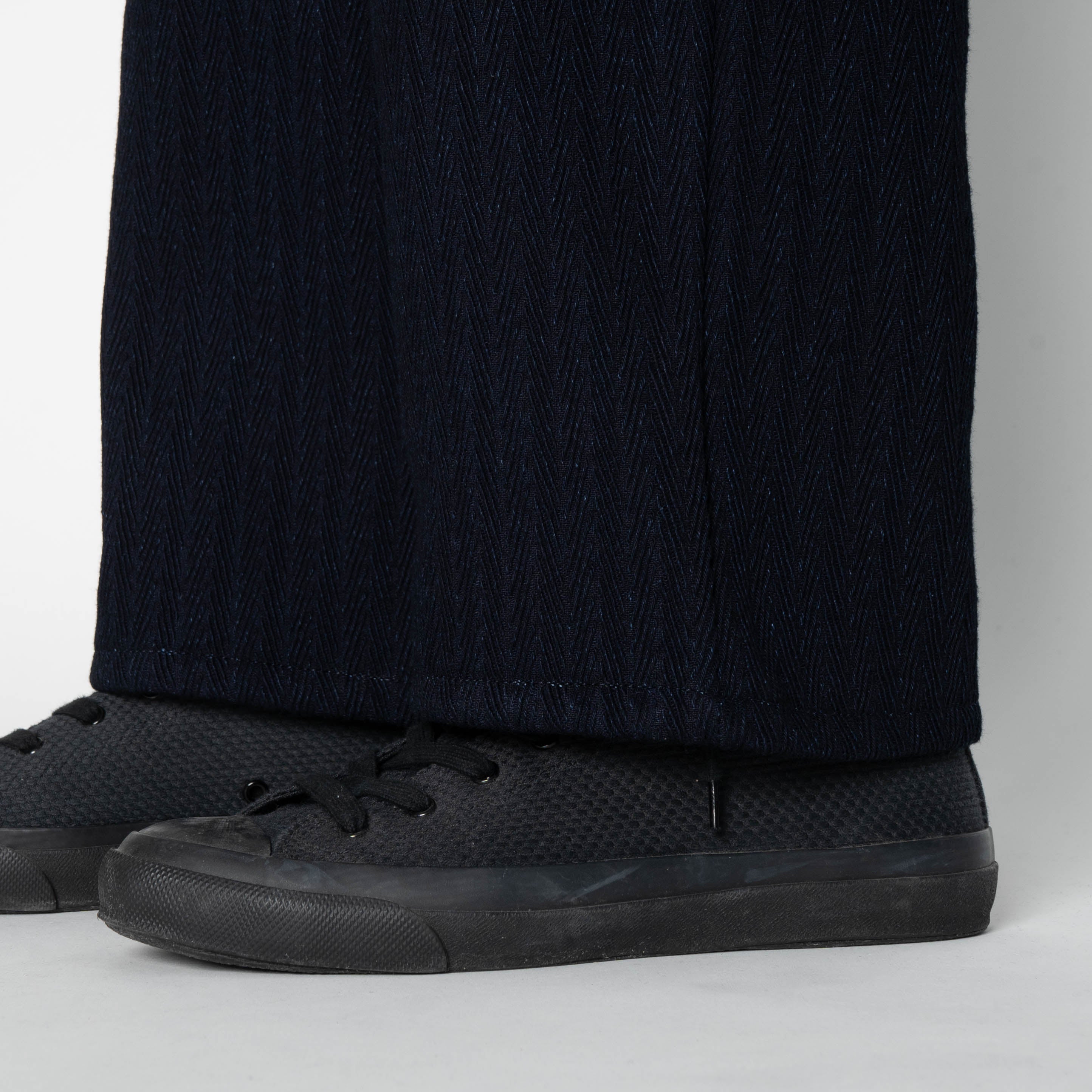 Pleated Trouser - Indigo Sugiaya - Indigo by Naked & Famous Denim