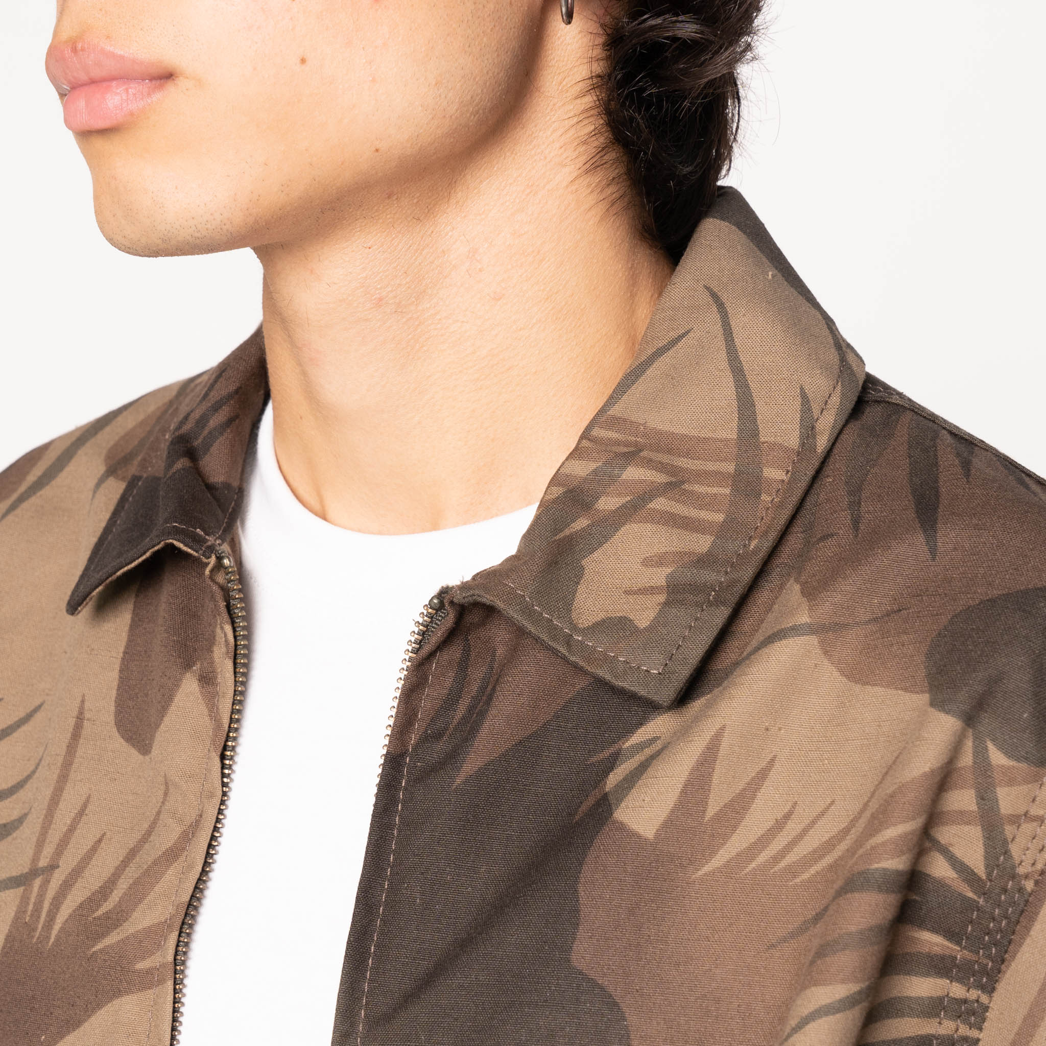Zip Jacket - Fern Camo by Naked & Famous Denim