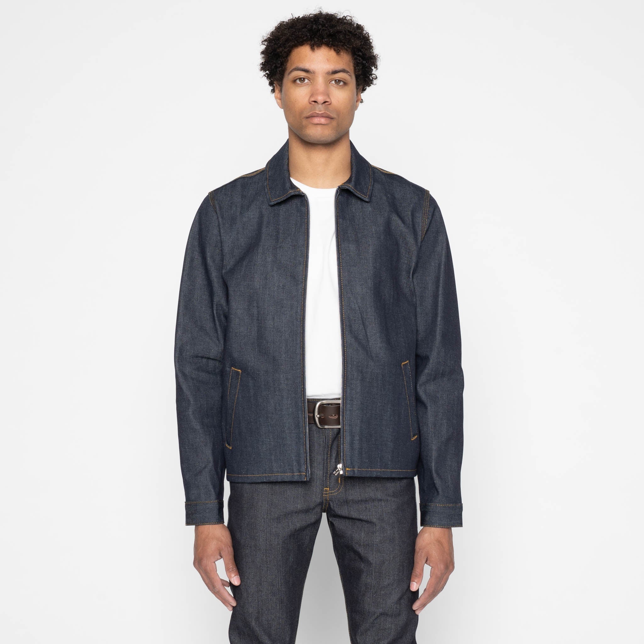Zip Jacket - Left Hand Twill Denim by Naked & Famous Denim