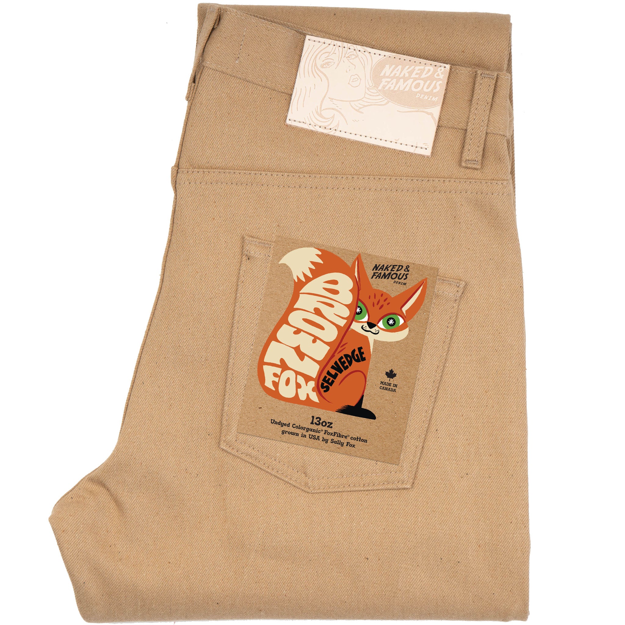 Easy Guy -  Brown Fox Selvedge - Brown