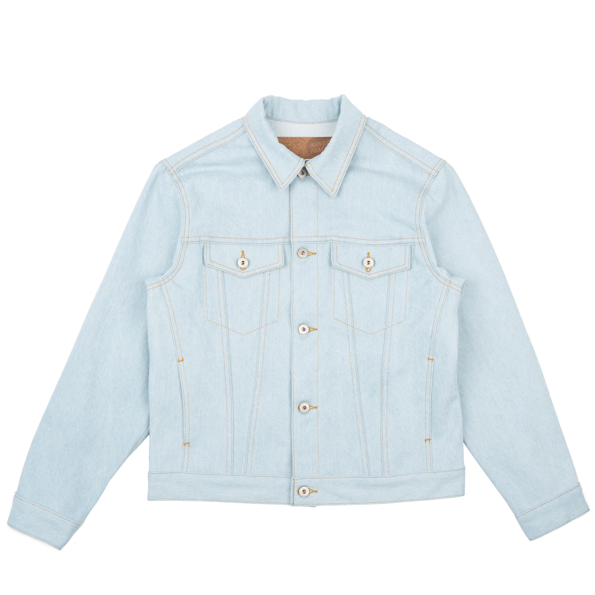Denim Jacket - Secret Agent Denim - Bleach Blue by Naked & Famous Denim