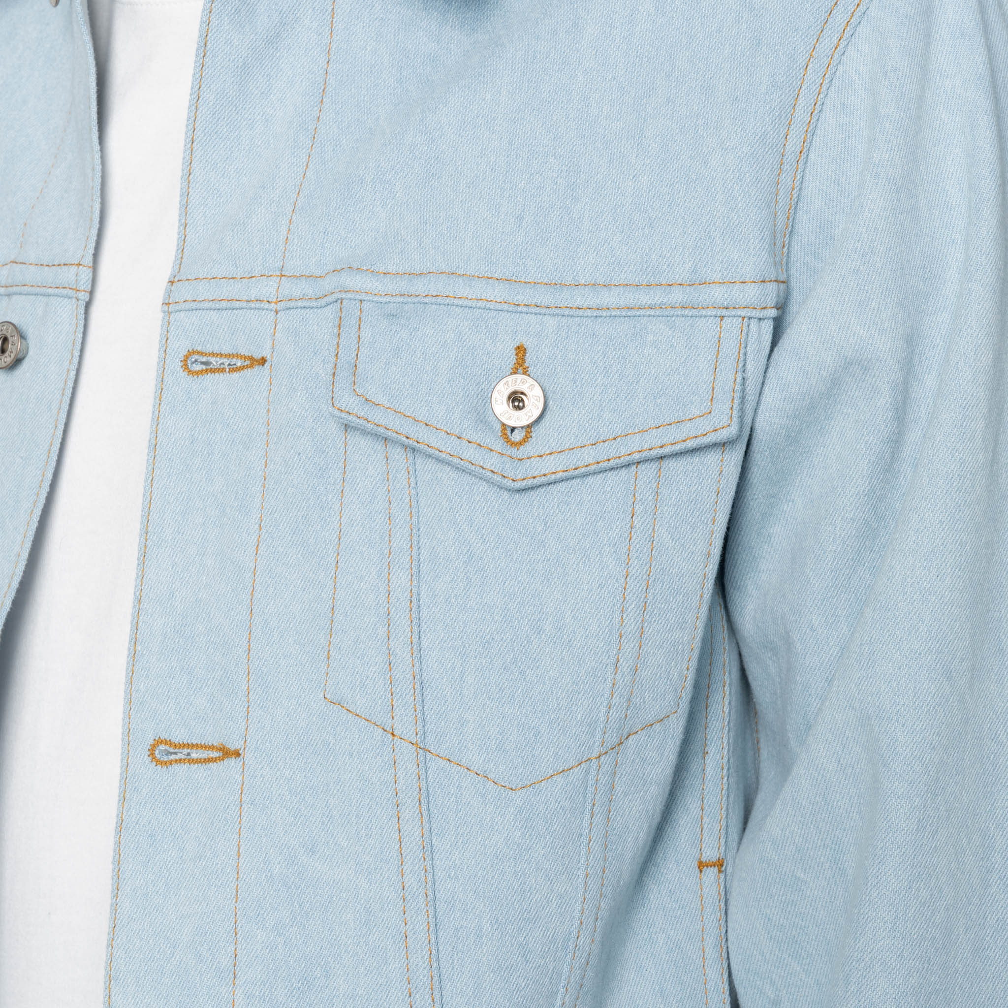 Denim Jacket - Secret Agent Denim - Bleach Blue by Naked & Famous Denim