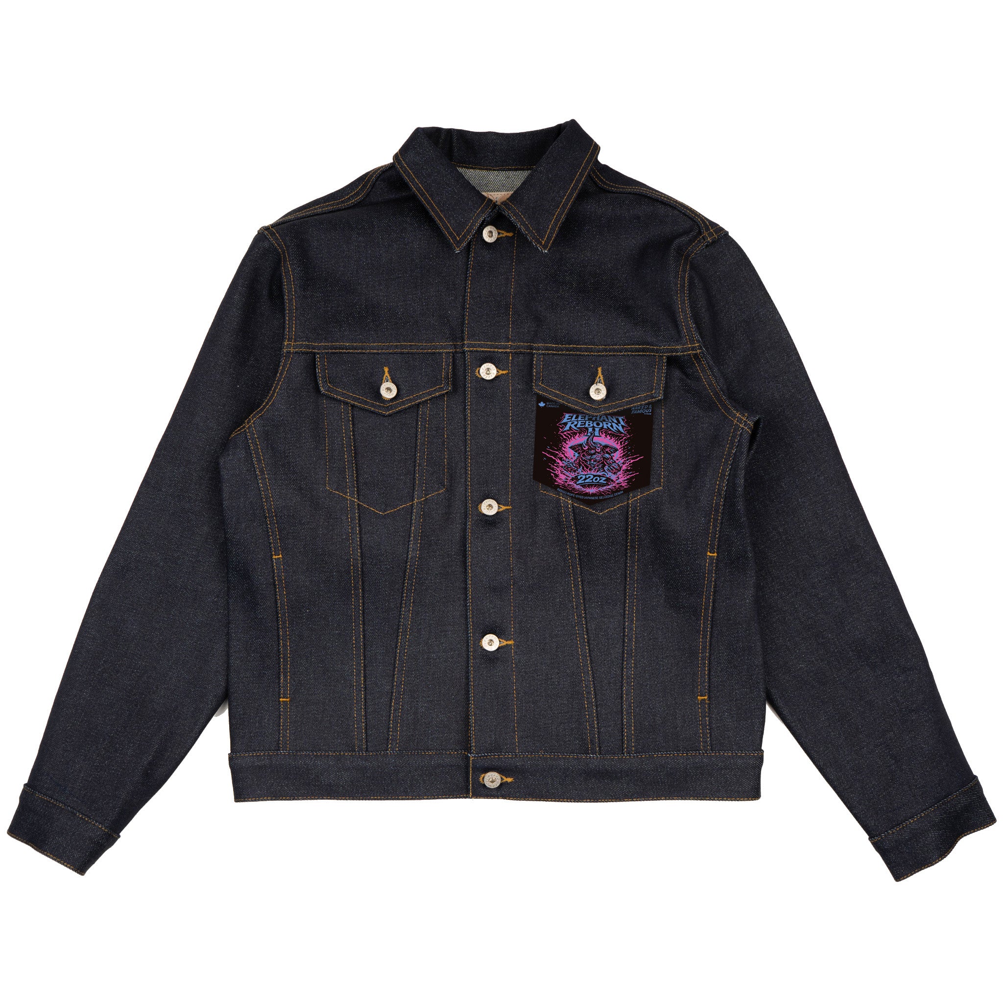 Denim Jacket - Elephant 2 Reborn - Indigo