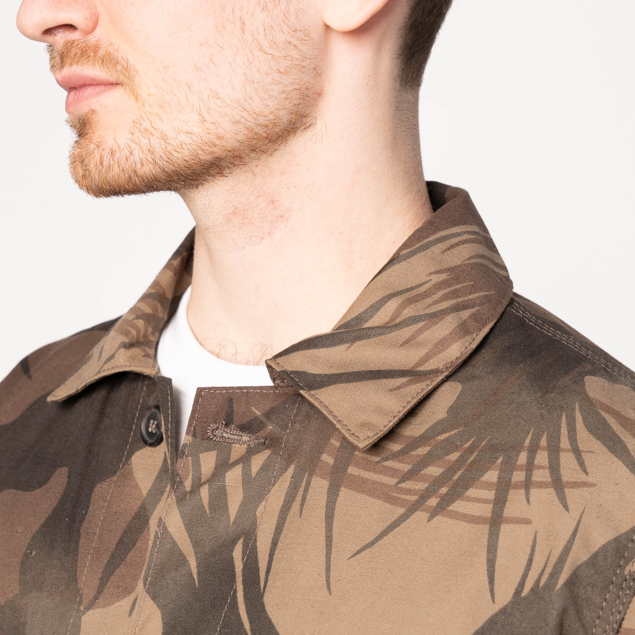 Chore Coat - Fern Camo - Green by Naked & Famous Denim