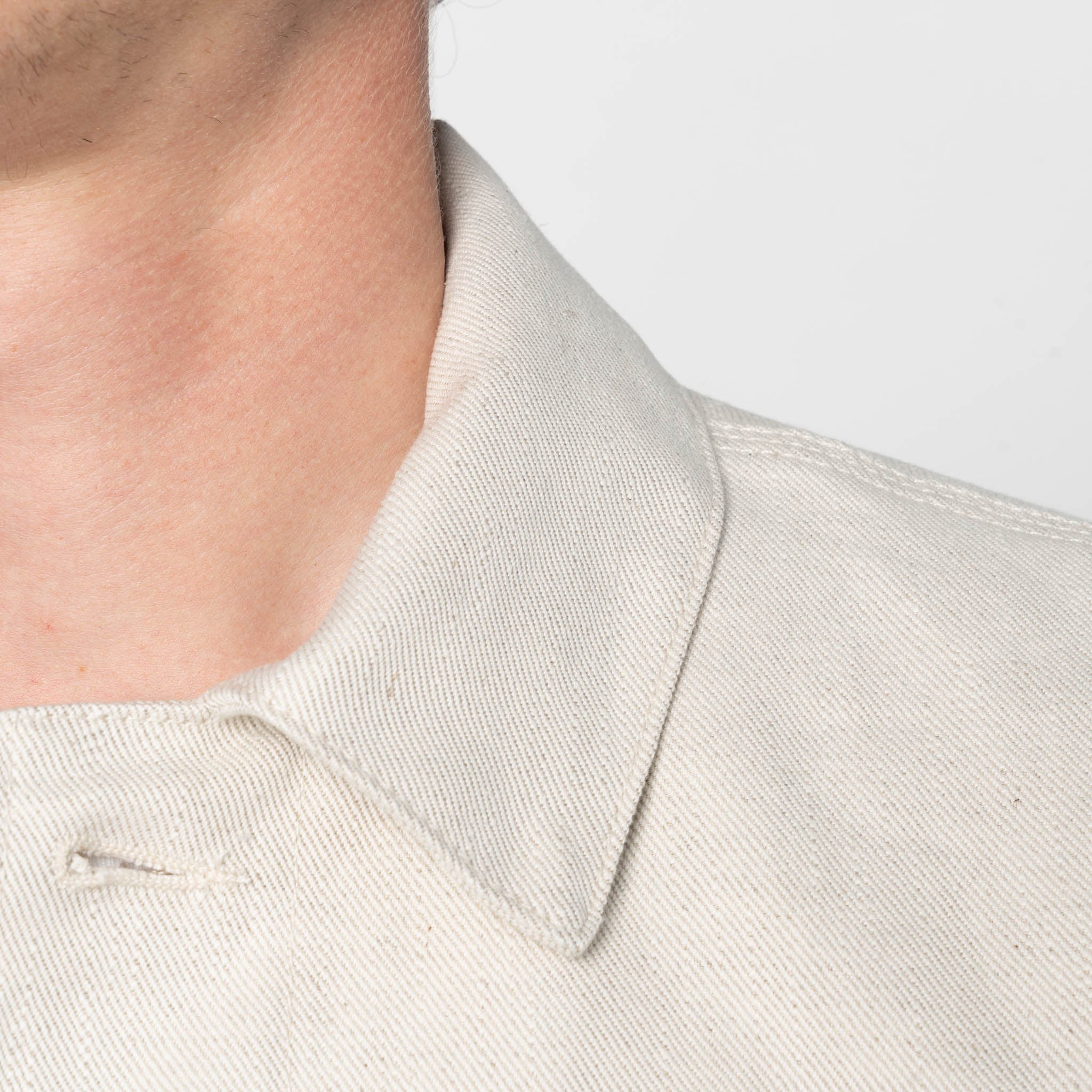 Chore Coat - Tabi Selvedge - Off White by Naked & Famous Denim