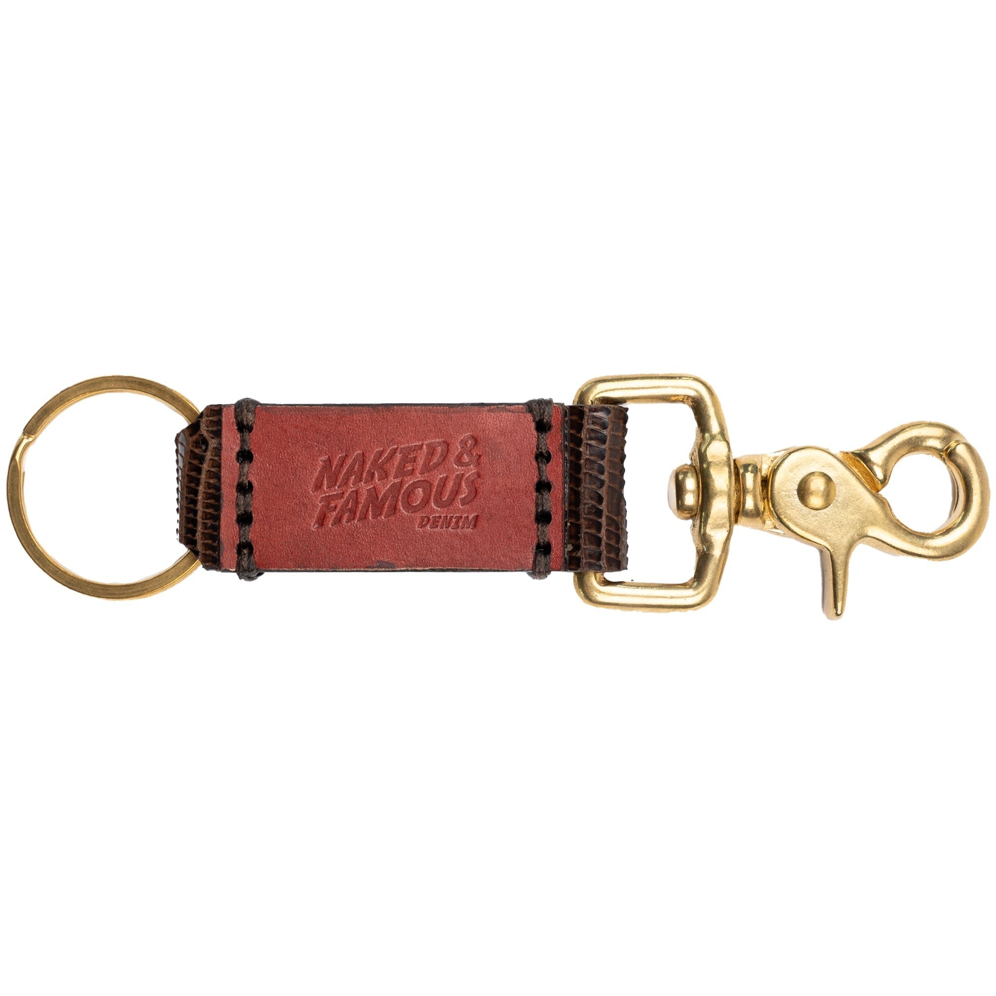 Keychain - Brown Lizard by Naked & Famous Denim