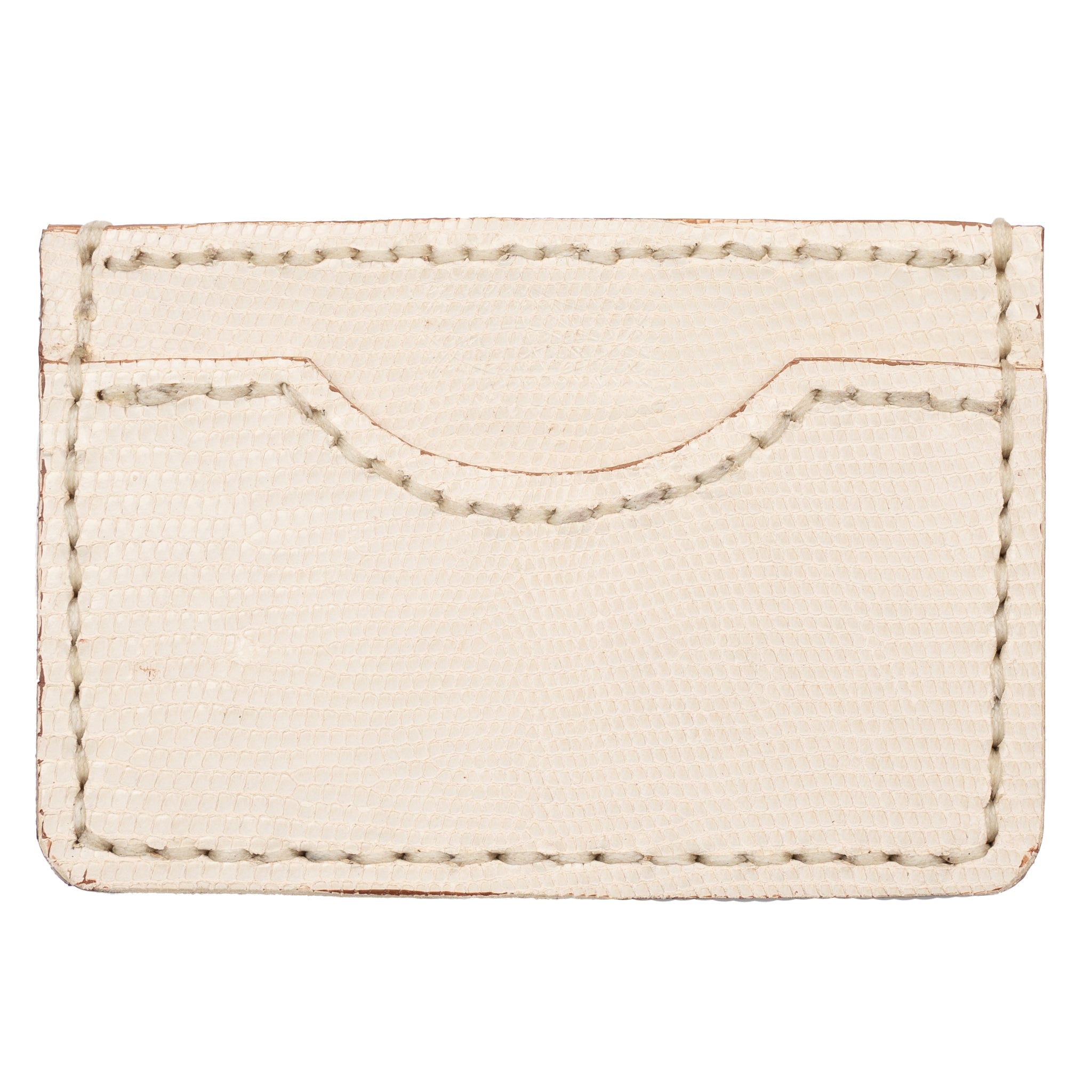 Card Case - Ivory Lizard by Naked & Famous Denim