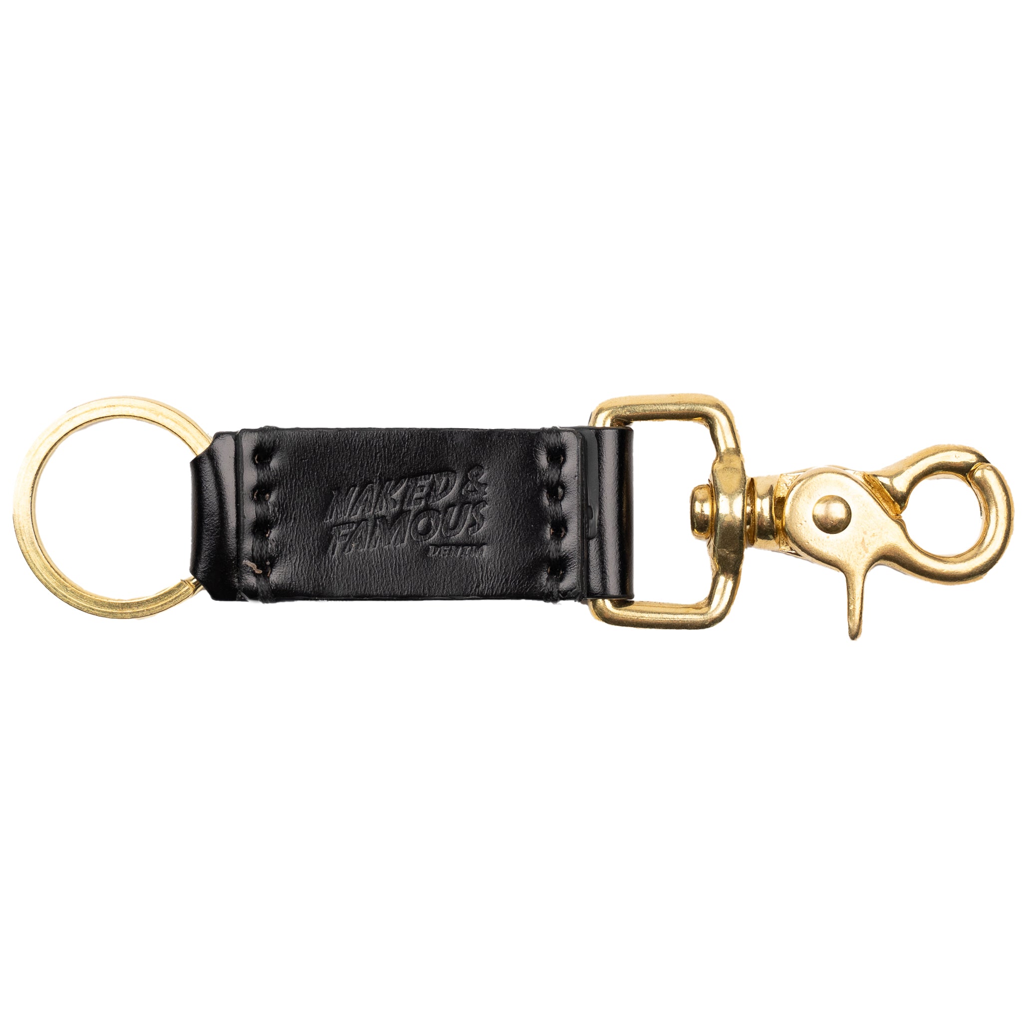 Keychain - Cordovan Leather - Jet Black