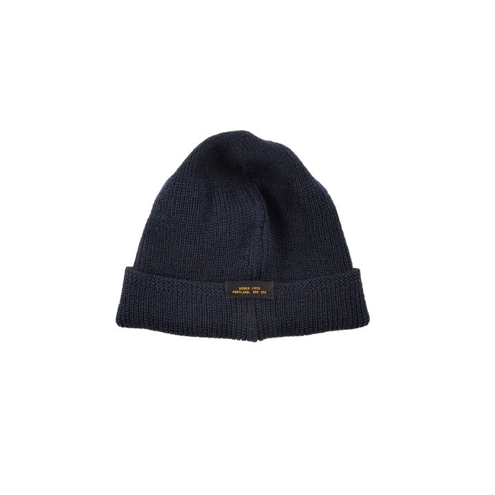 Wool Knit Watch Cap - Navy by Dehen 1920