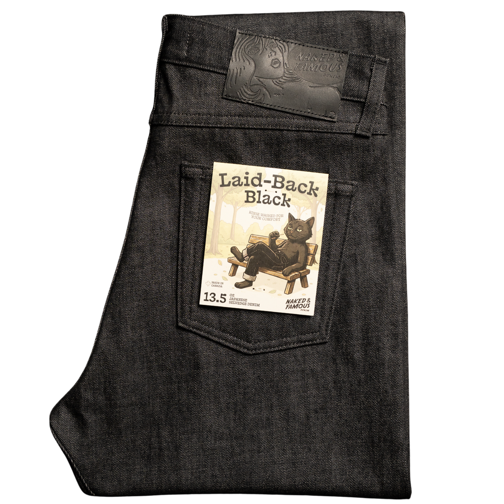 True Guy - Laid-Back Black by Naked & Famous Denim
