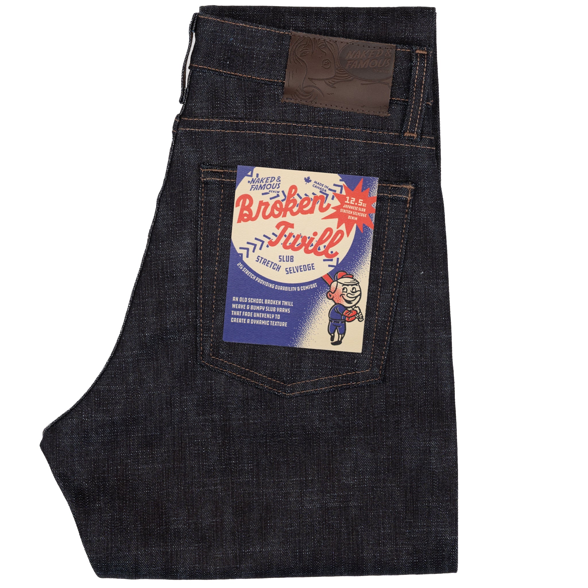 Max - Broken Twill Slub Stretch Selvedge by Naked & Famous Denim