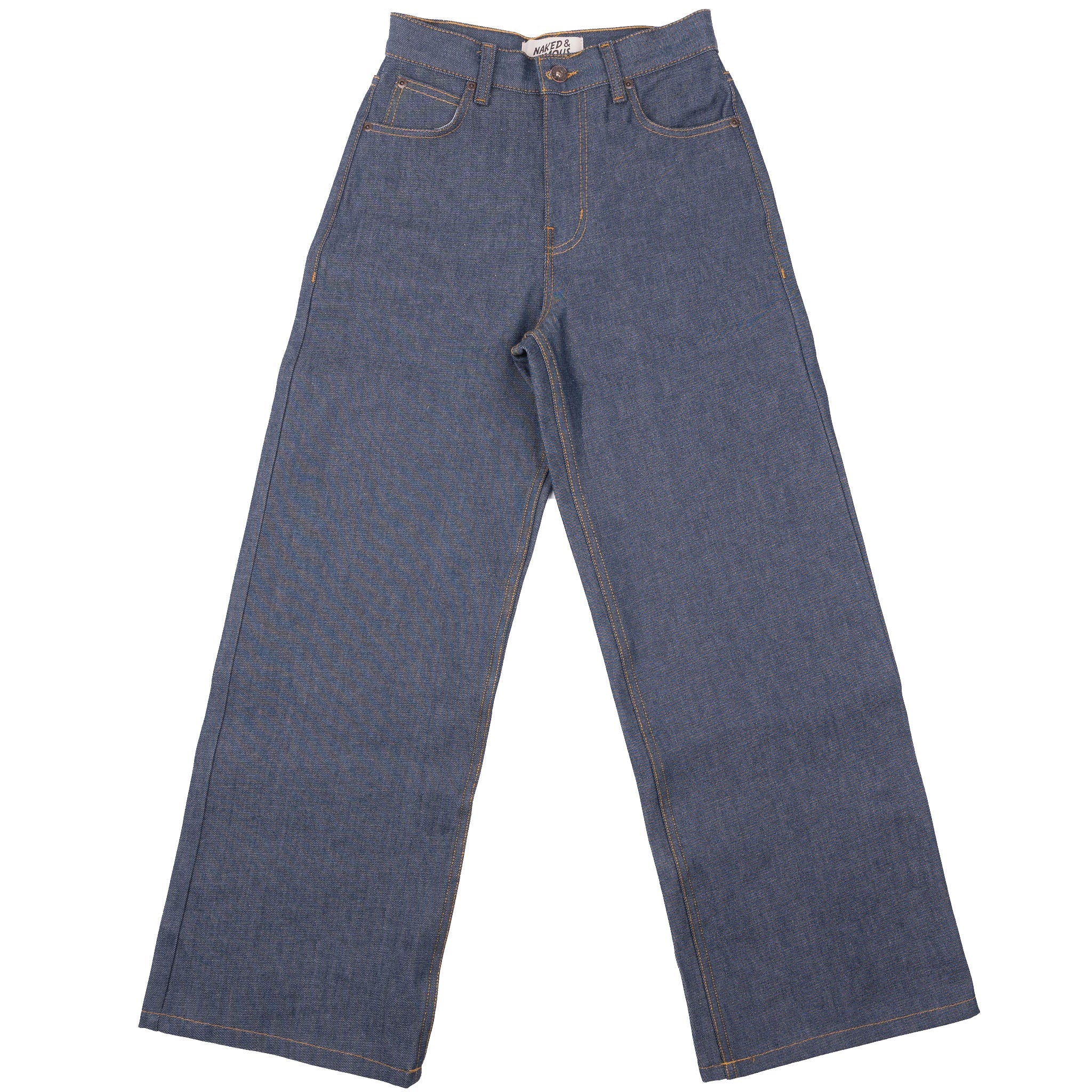 Wide Wild West - Natural Indigo - Indigo by Naked & Famous Denim