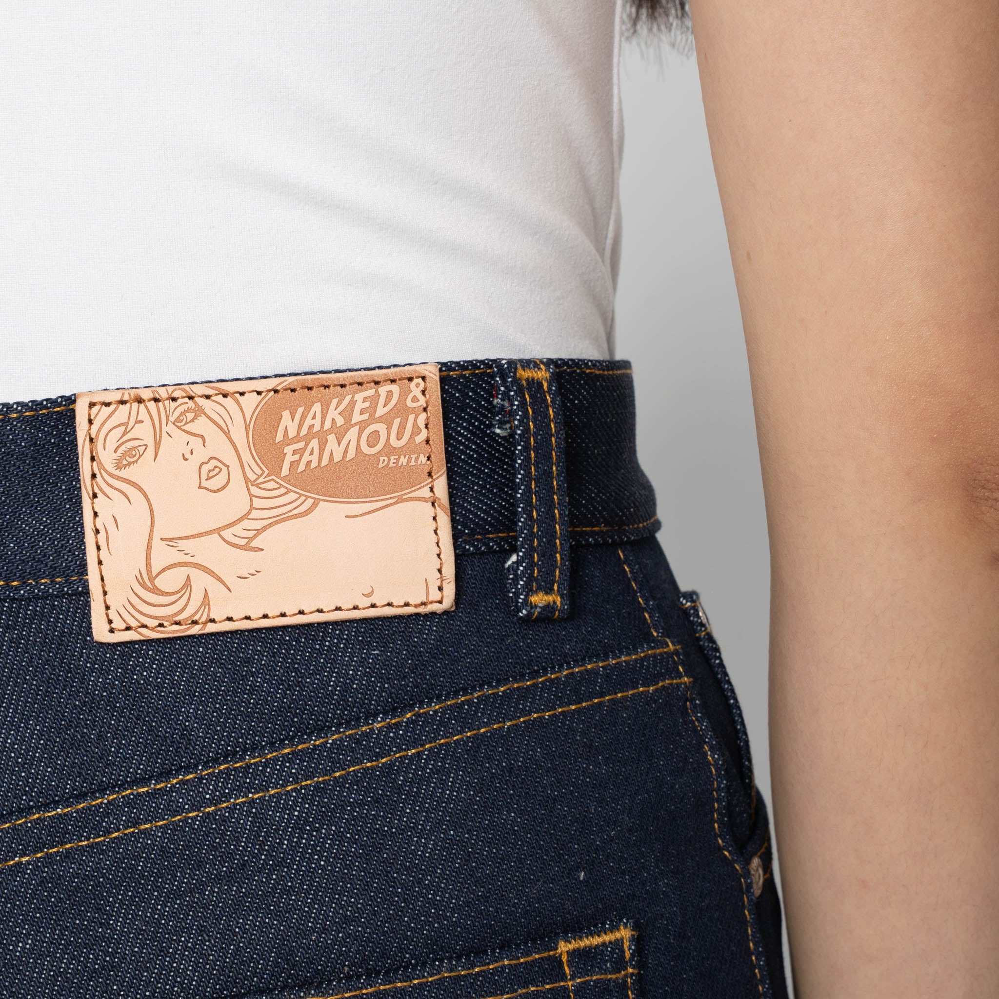 True Girl - Elephant 14 - Dirty Elephant Selvedge by Naked & Famous Denim