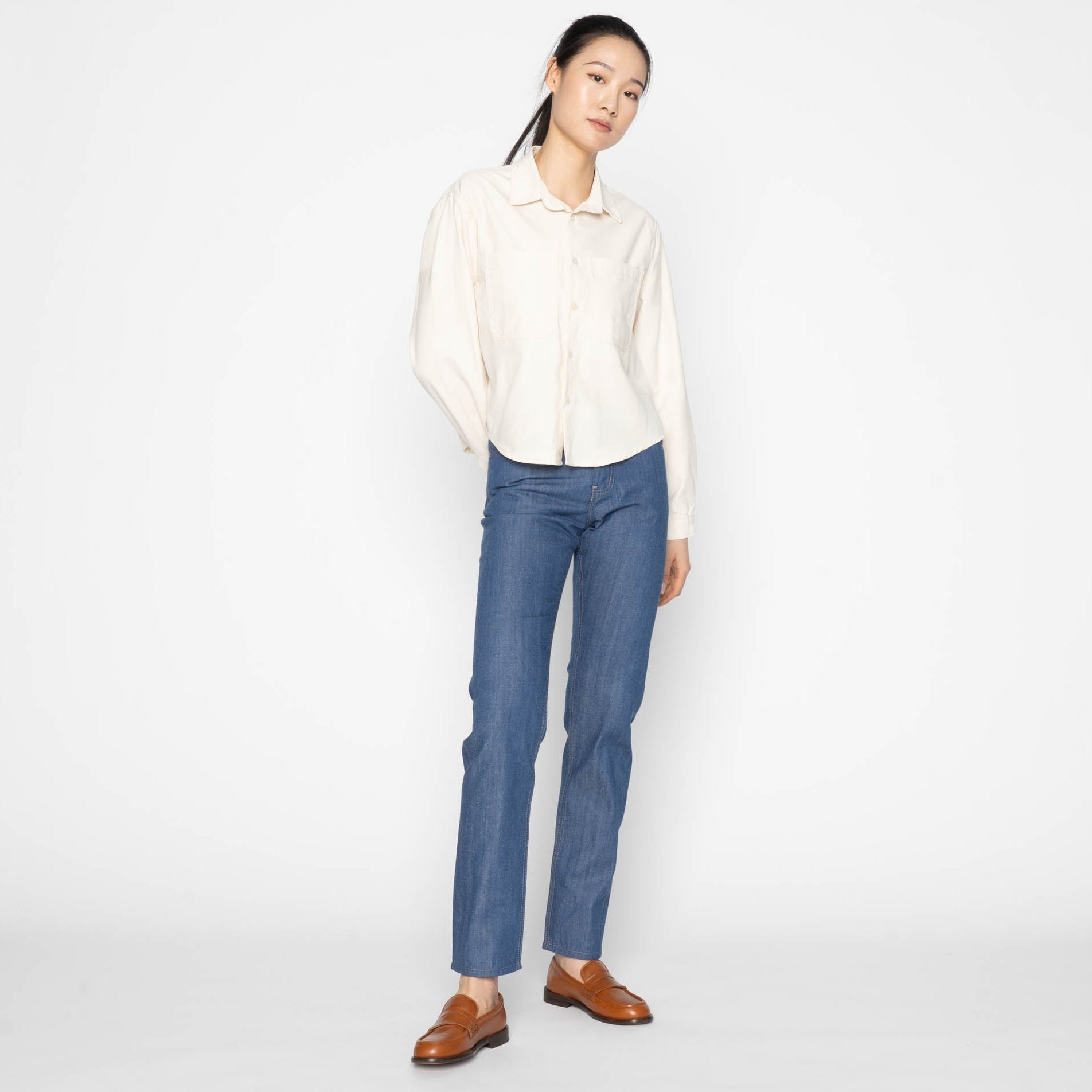 Super Girl - The Cat’s Pyjamas Selvedge - Blue by Naked & Famous Denim