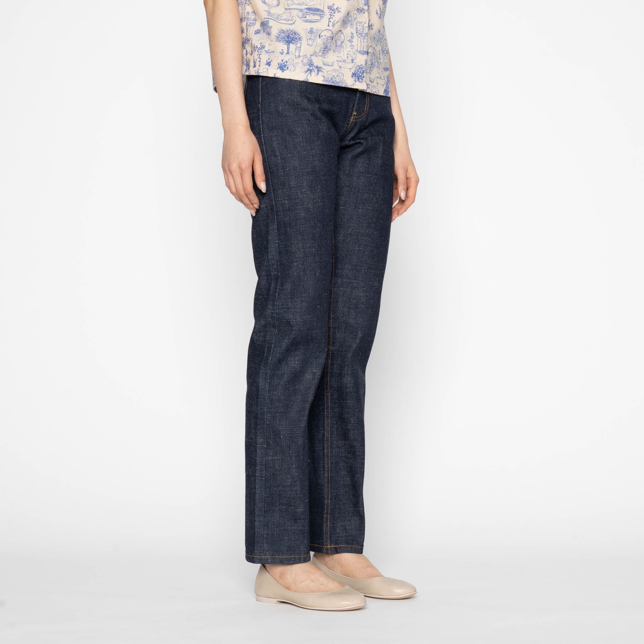 Super Girl - Brawler Selvedge - Indigo by Naked & Famous Denim