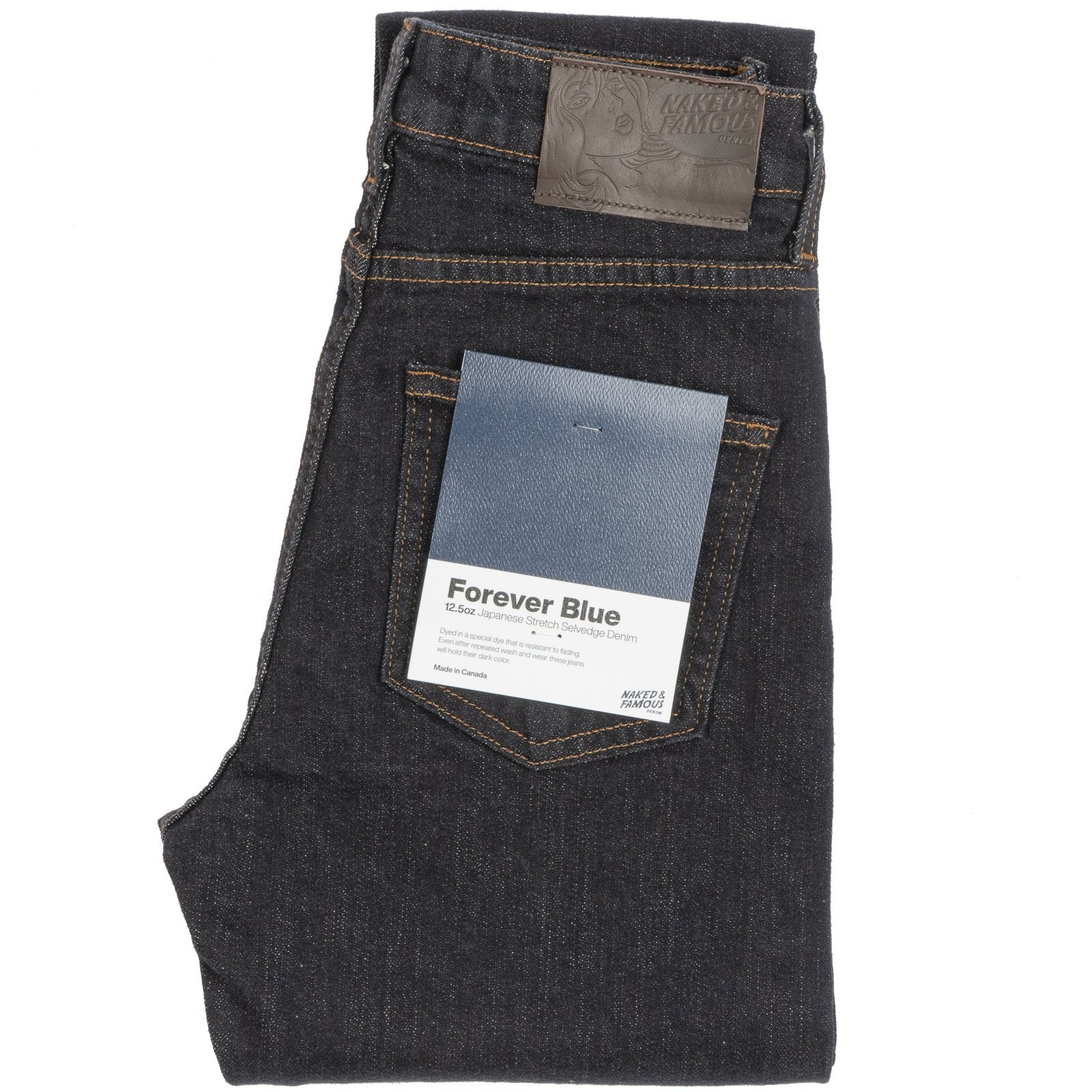 High Skinny - Forever Blue Stretch Selvedge by Naked & Famous Denim