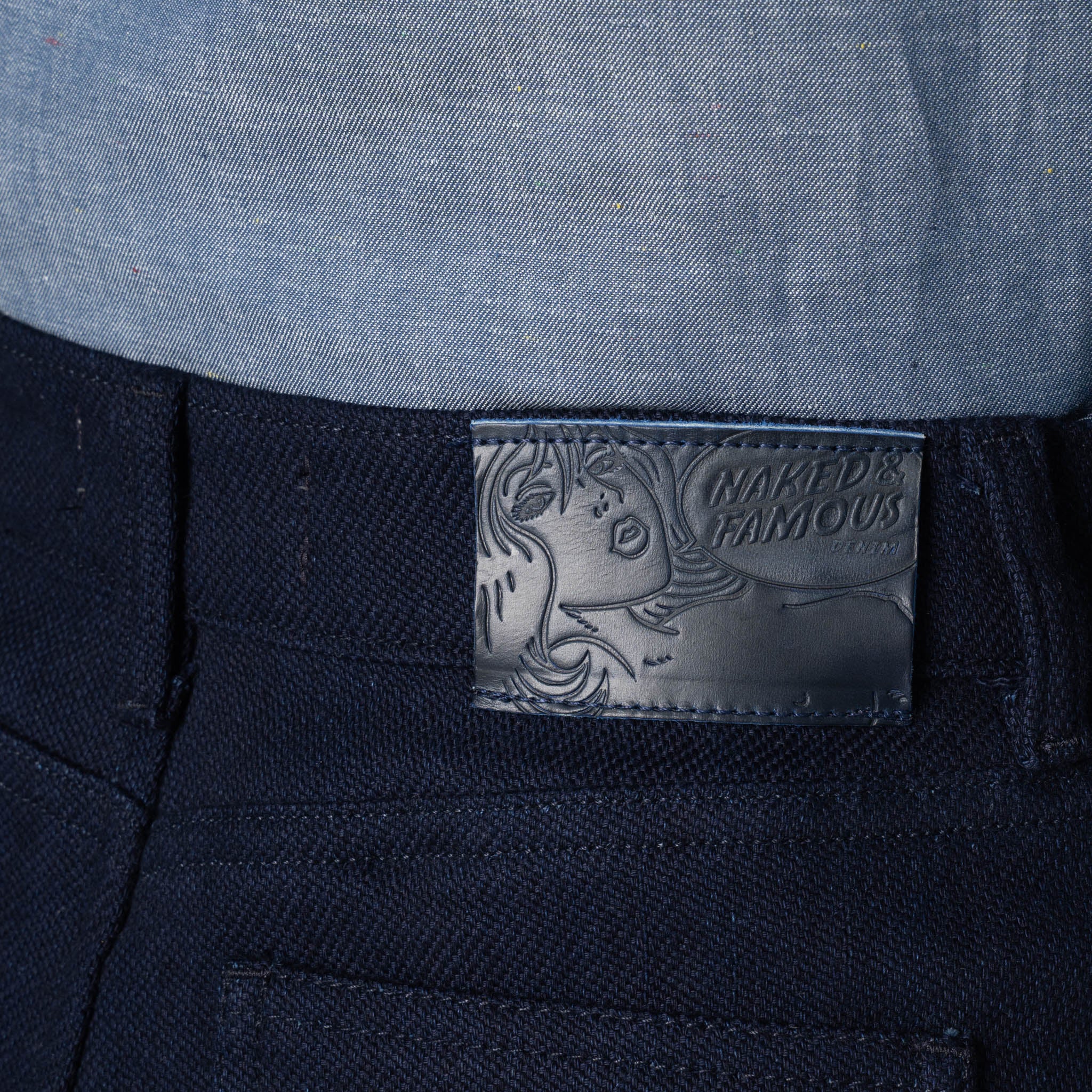 Andie Shorts - Maekake Dobby - Indigo by Naked & Famous Denim