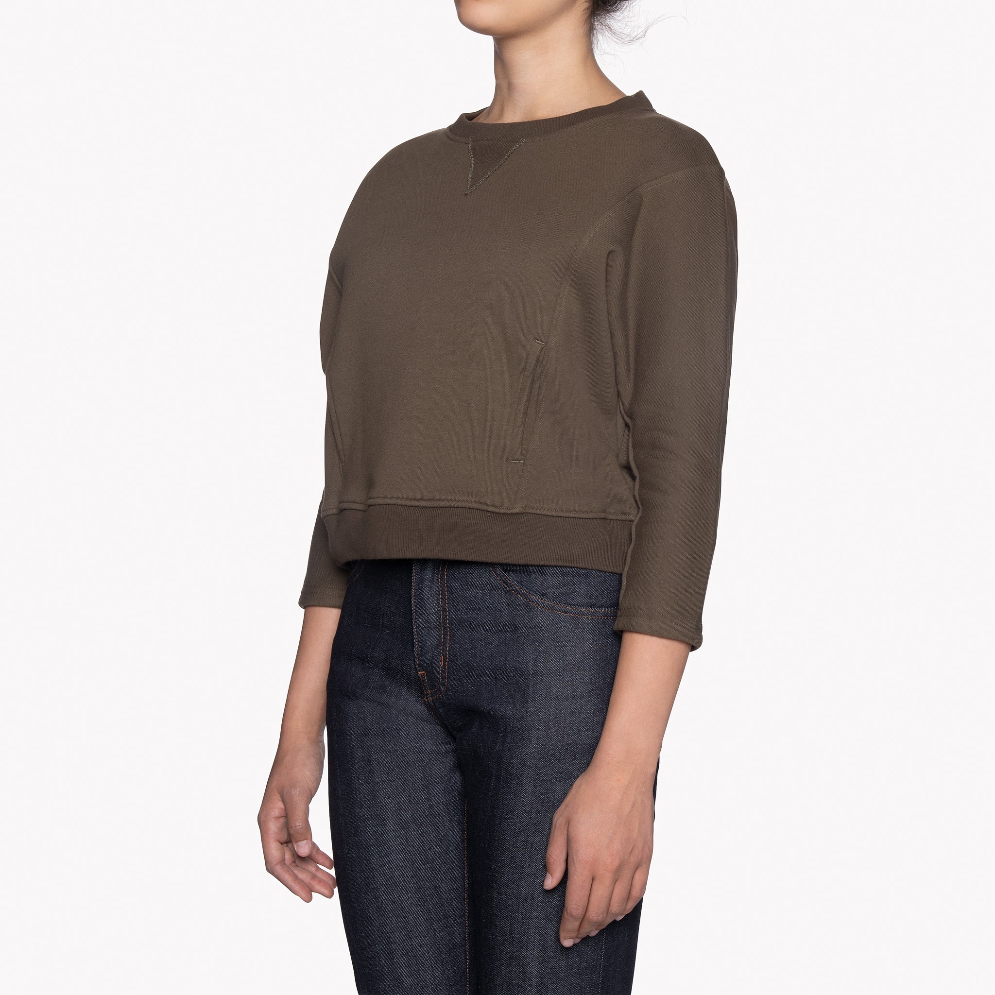 Women's - Smart Crew - Terry - Hunter by Naked & Famous Denim