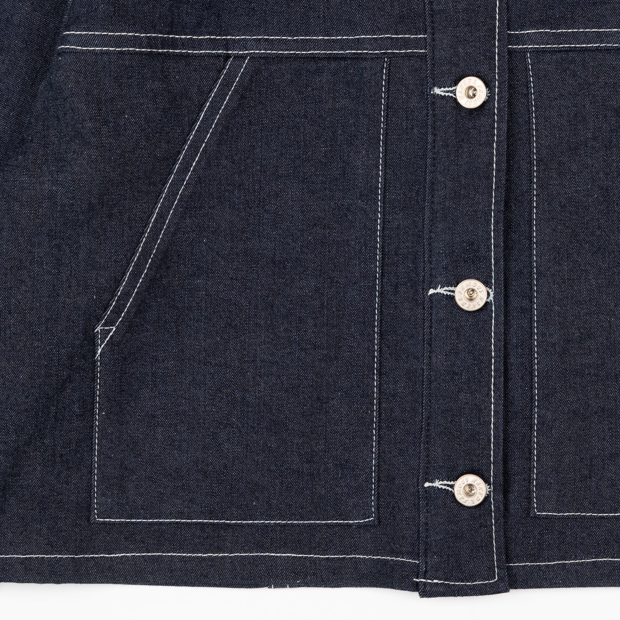 Cropped Denim Jacket - Slub Nep Stretch by Naked & Famous Denim