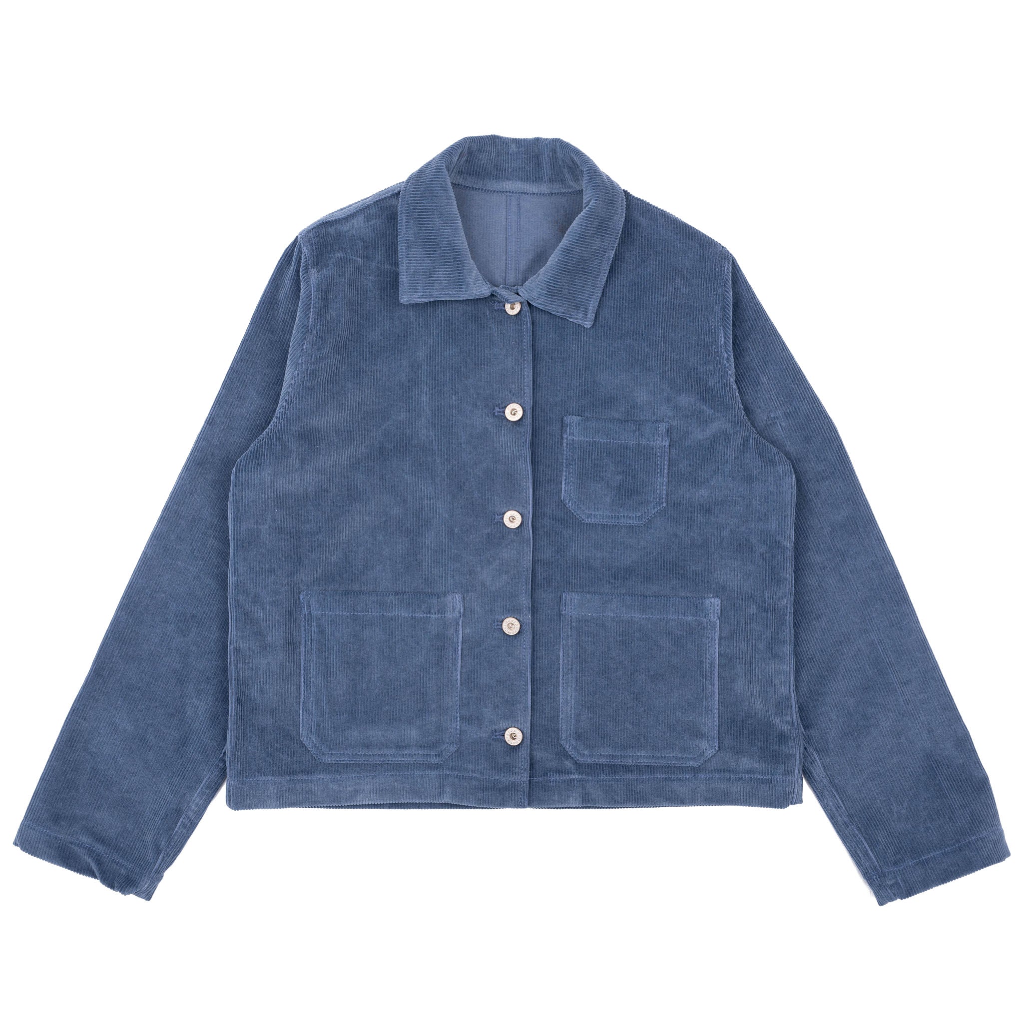Gracie - Organic Faded Corduroy - Indigo by Naked & Famous Denim