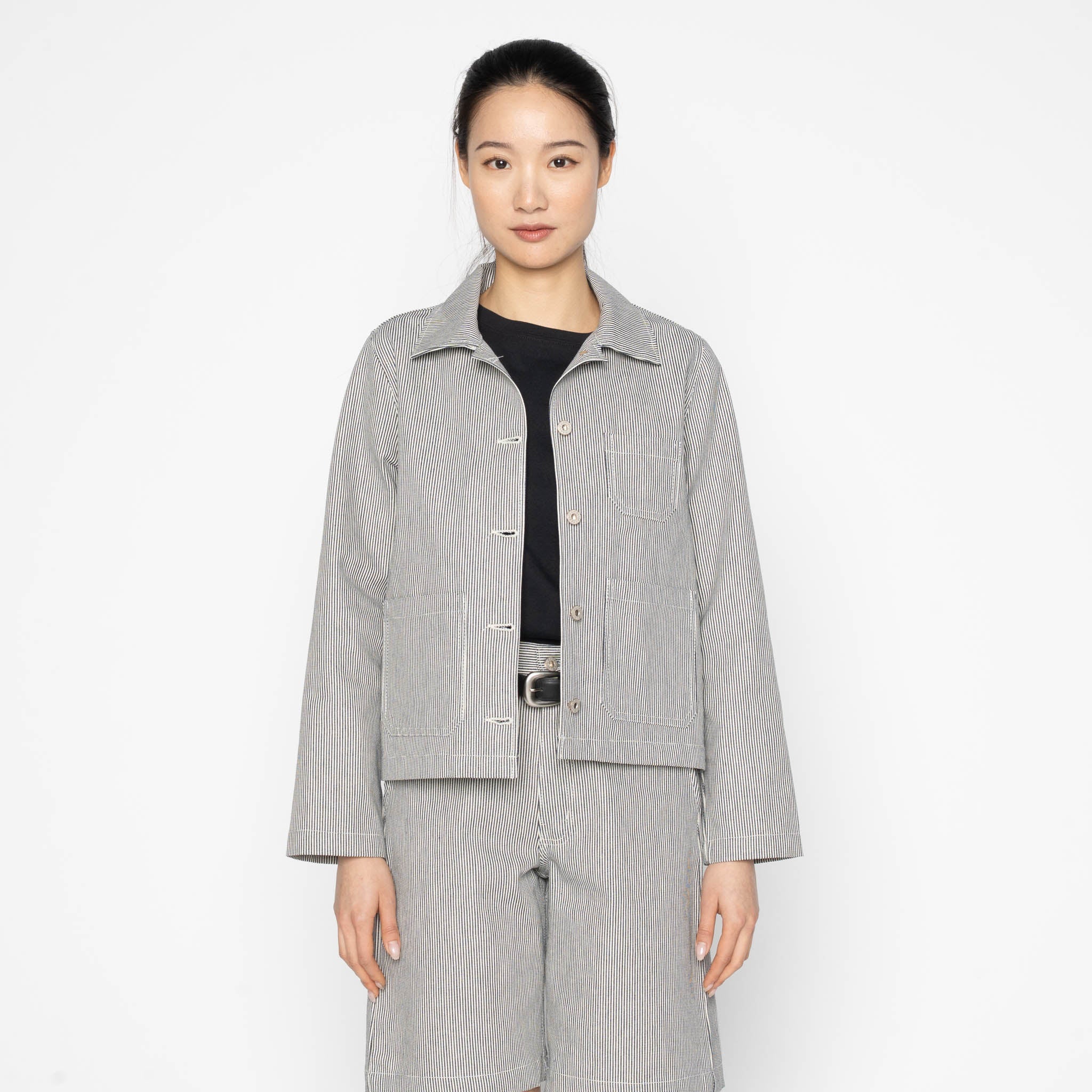 Gracie Jacket - Organic Hickory by Naked & Famous Denim