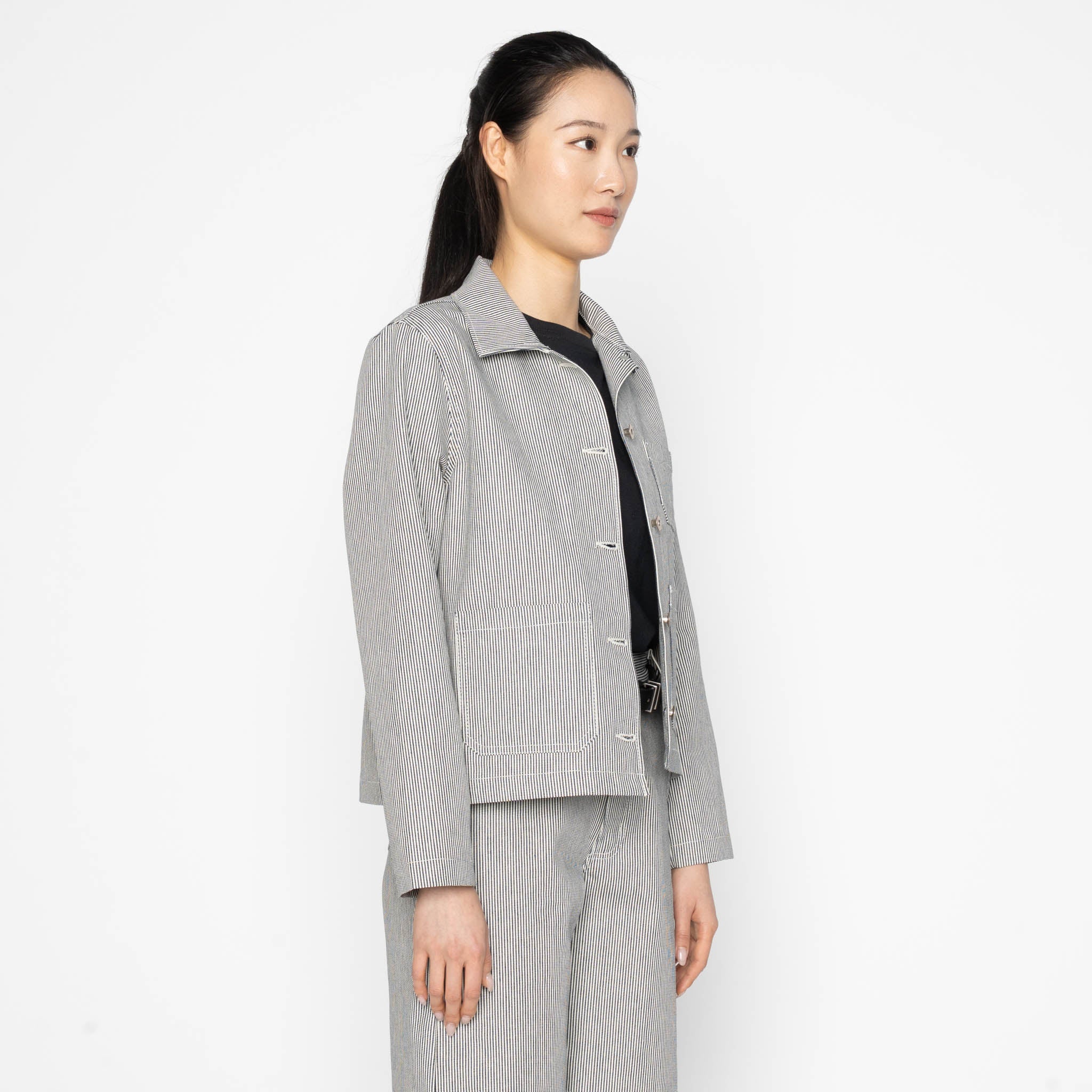 Gracie Jacket - Organic Hickory by Naked & Famous Denim