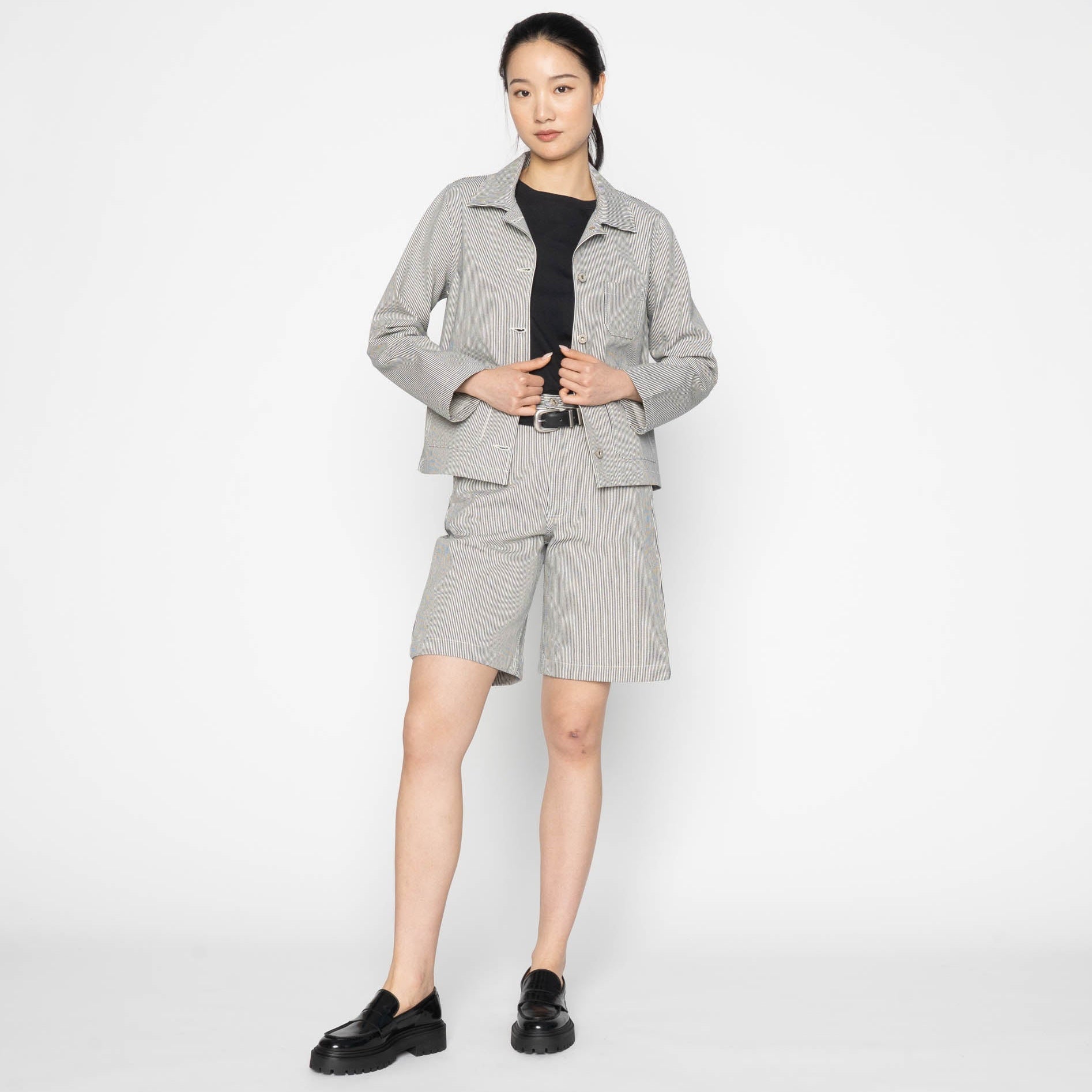 Gracie Jacket - Organic Hickory by Naked & Famous Denim