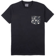Pocket Tee - Black + Cat Strokes by Naked & Famous Denim