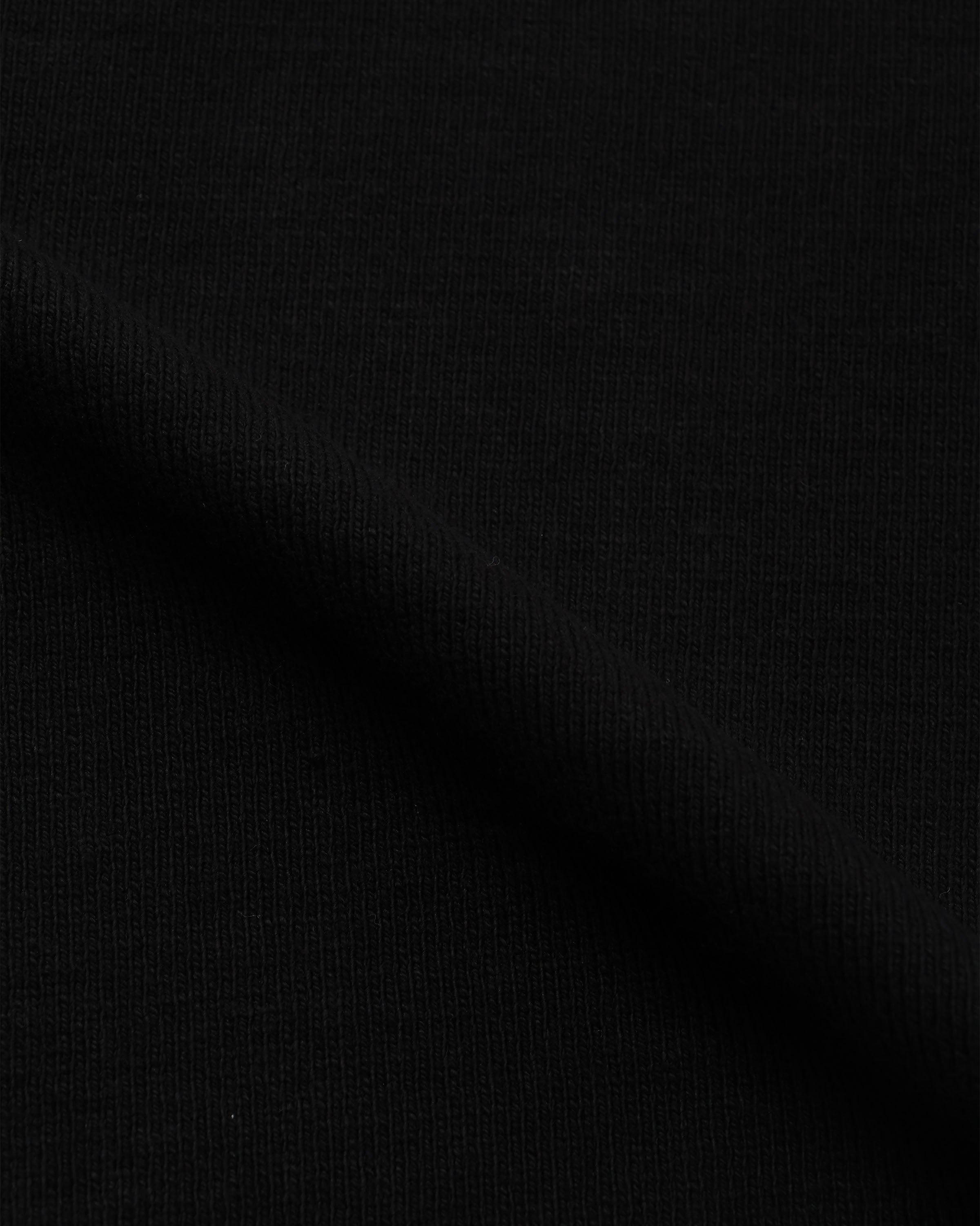 Crewneck T-shirt - Triple Heavyweight Tsuriami - Black by Wonder Looper