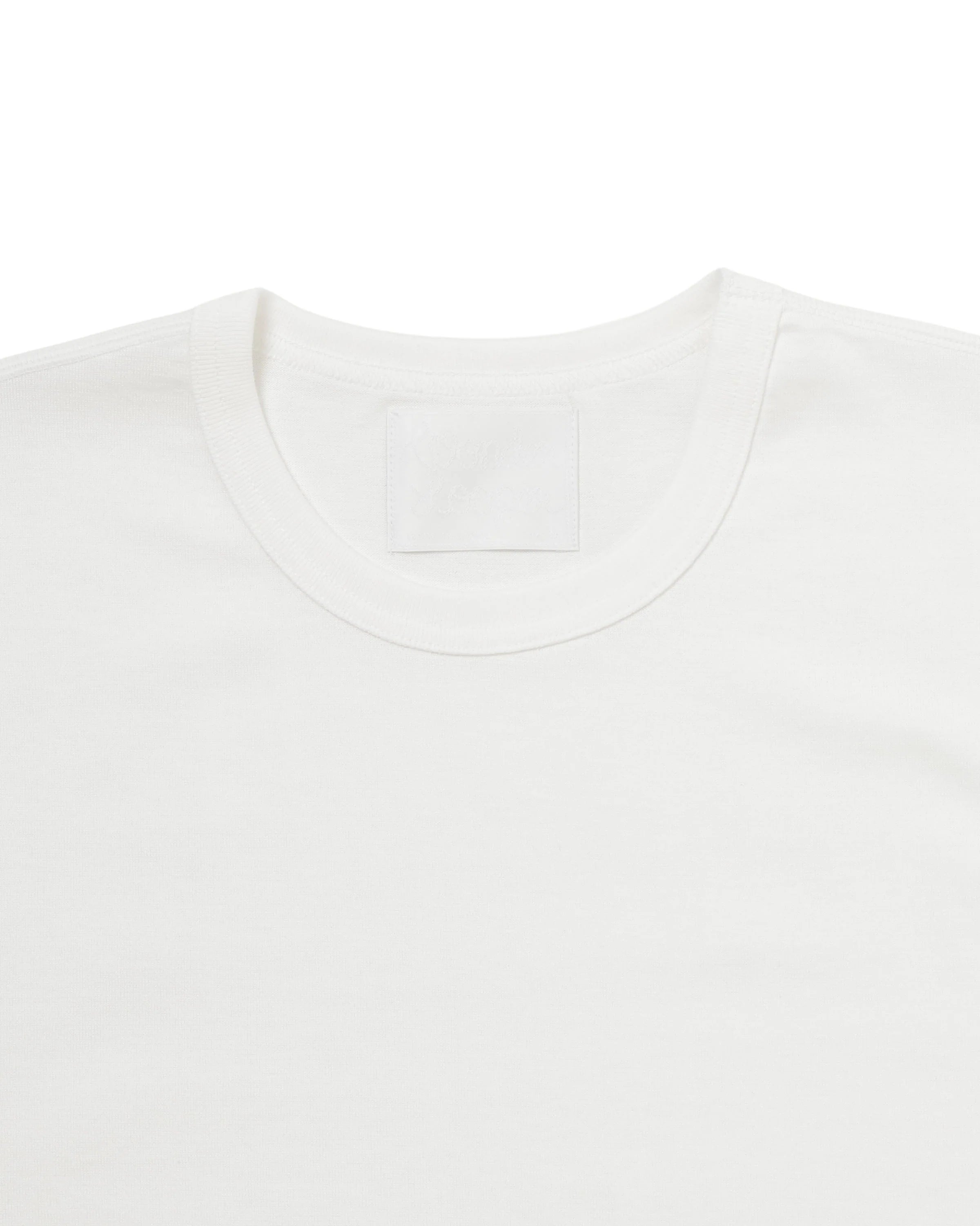 Crewneck T-shirt - Ultimate Pima Tsuriami - White by Wonder Looper