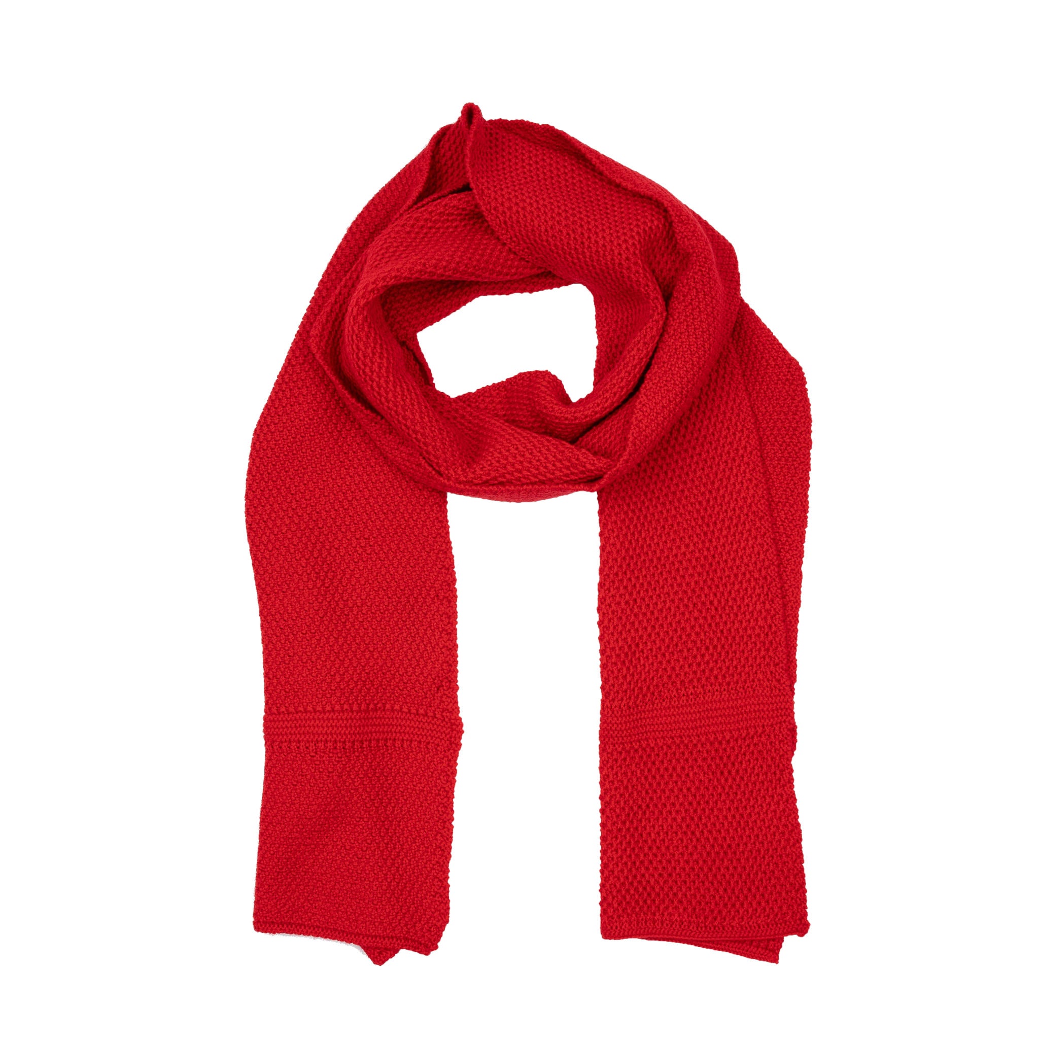In Situ - Merino Wool Scarf - Zissou (Red) by In Situ