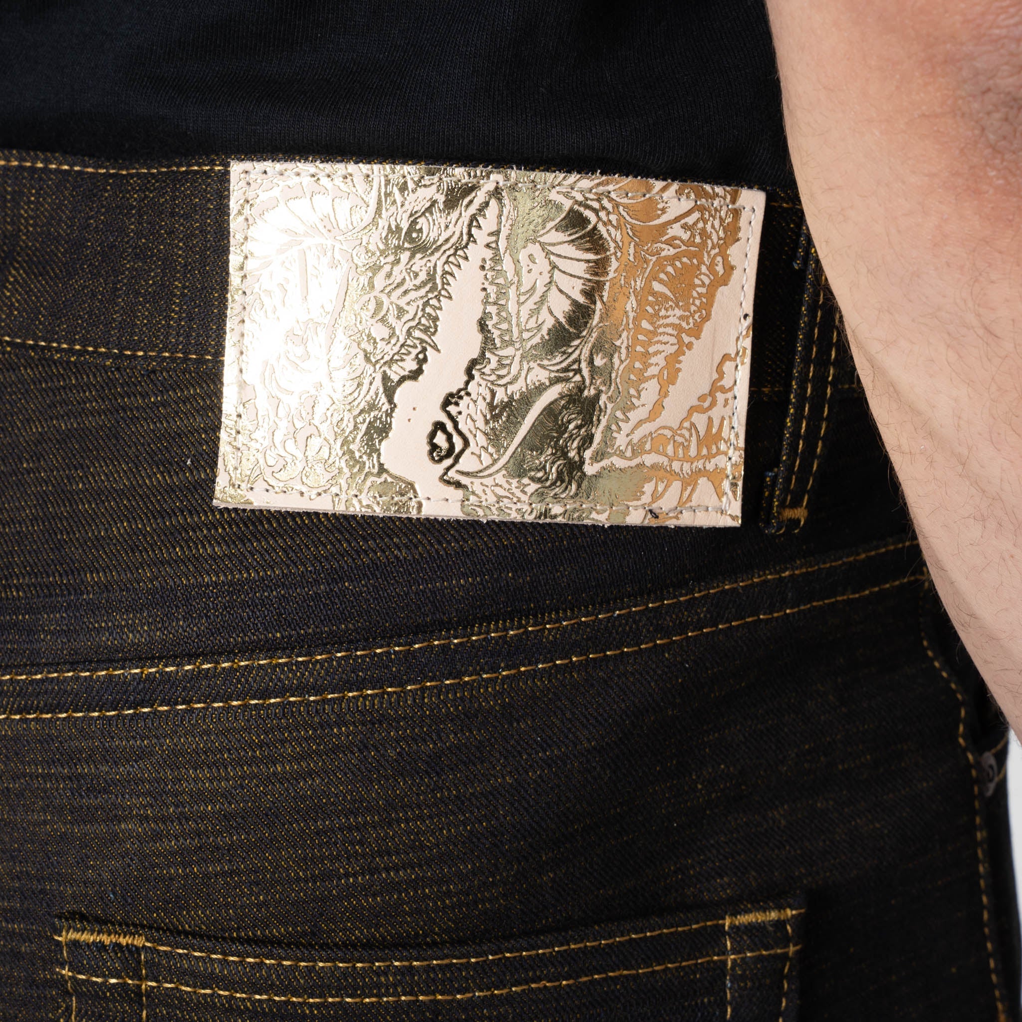 Strong Guy - King Ghidorah: The Three-Headed Monster Denim by Naked & Famous Denim