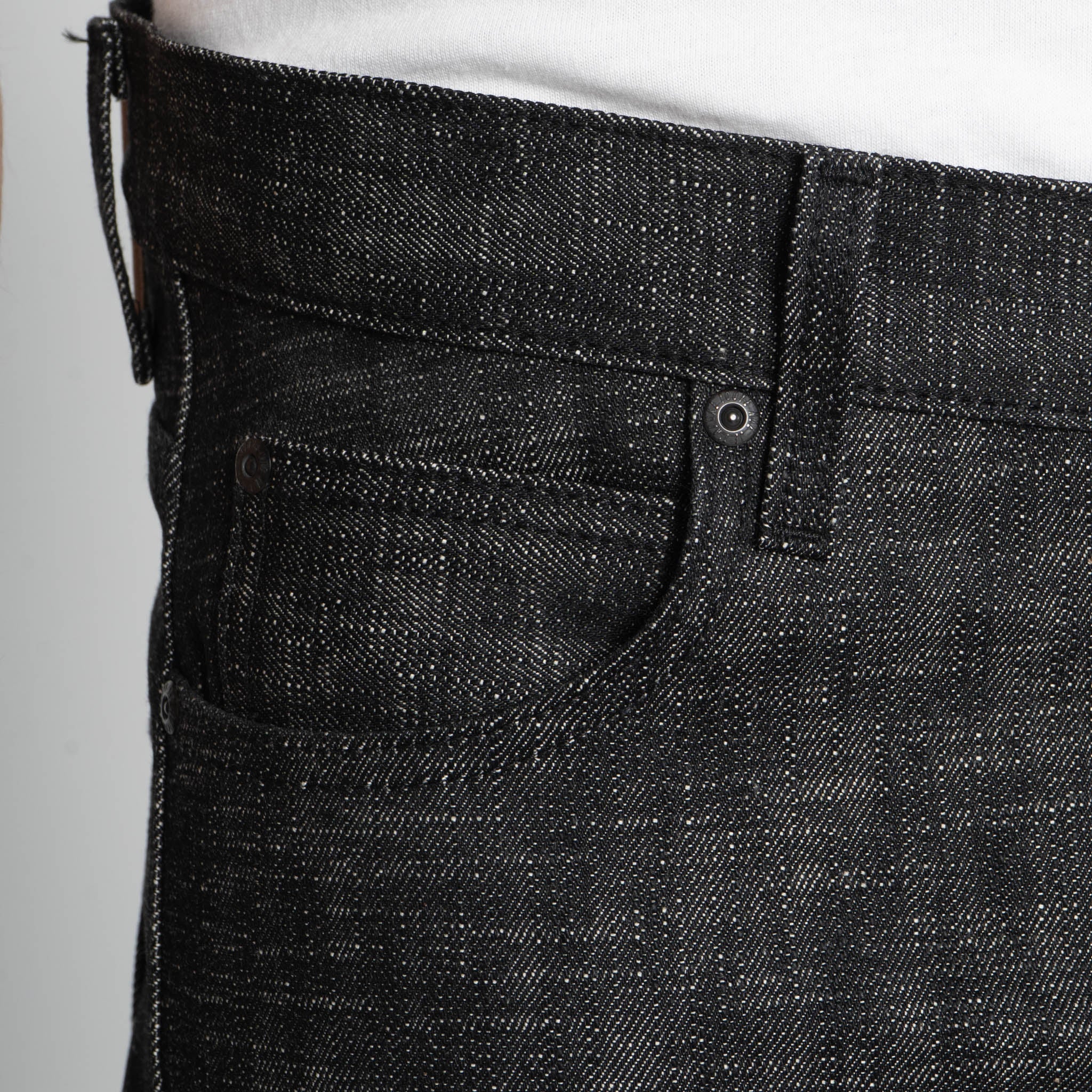 Super Guy - 1954 Godzilla Selvedge - Black by Naked & Famous Denim