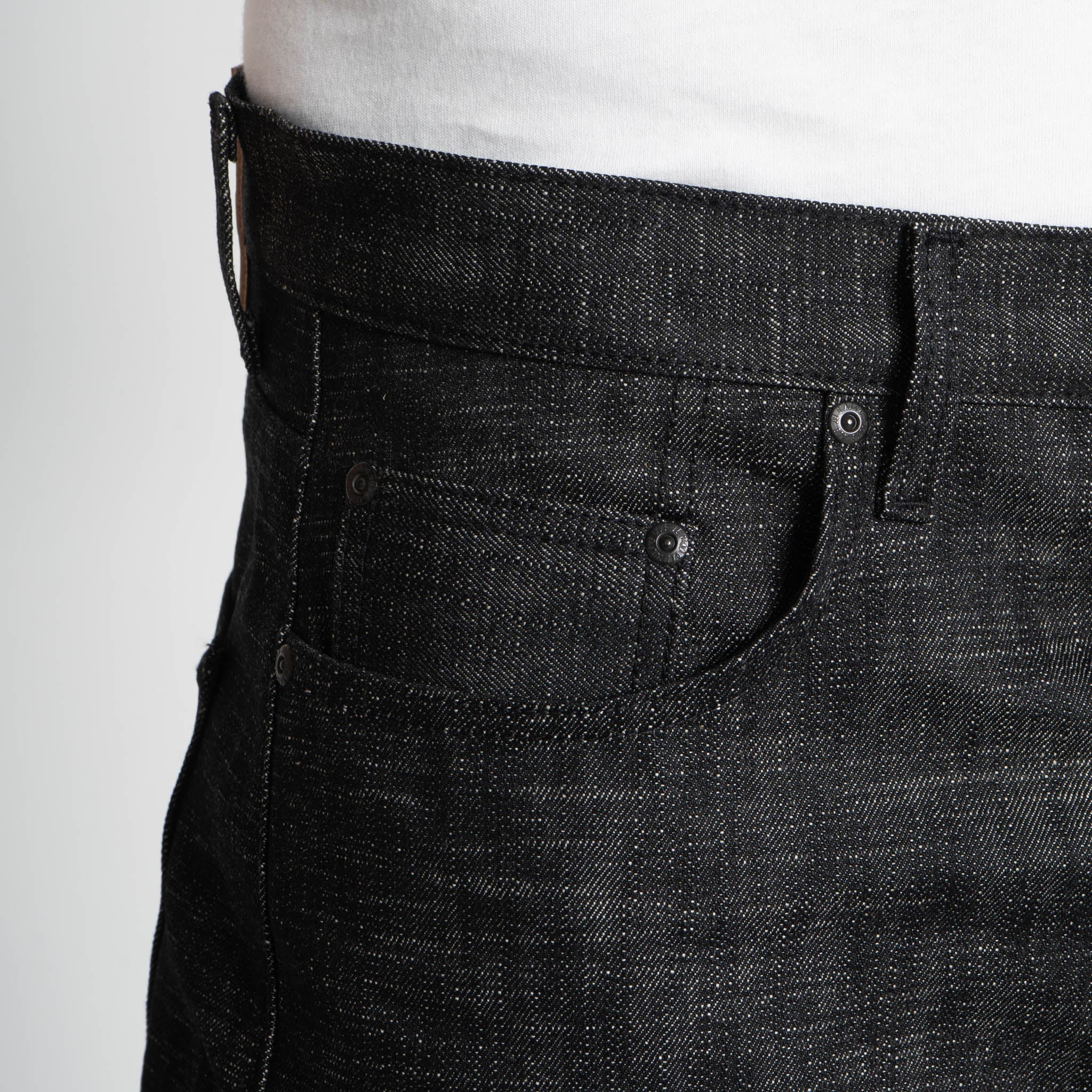 Strong Guy - 1954 Godzilla Selvedge - Black by Naked & Famous Denim