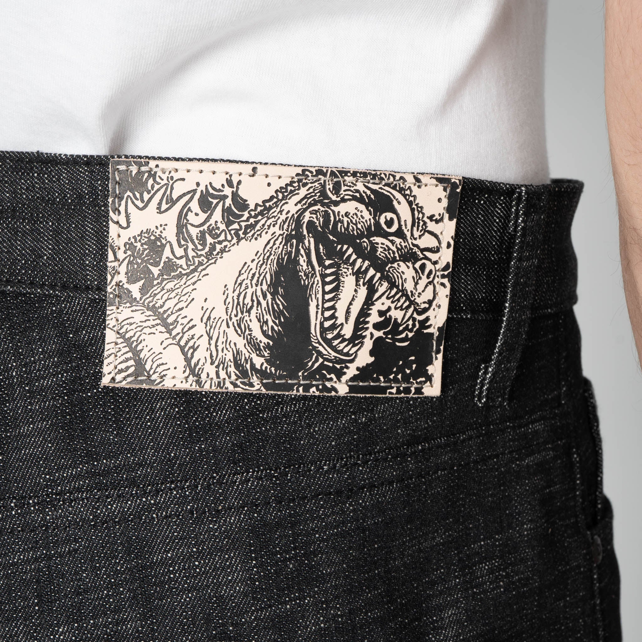 Strong Guy - 1954 Godzilla Selvedge - Black by Naked & Famous Denim