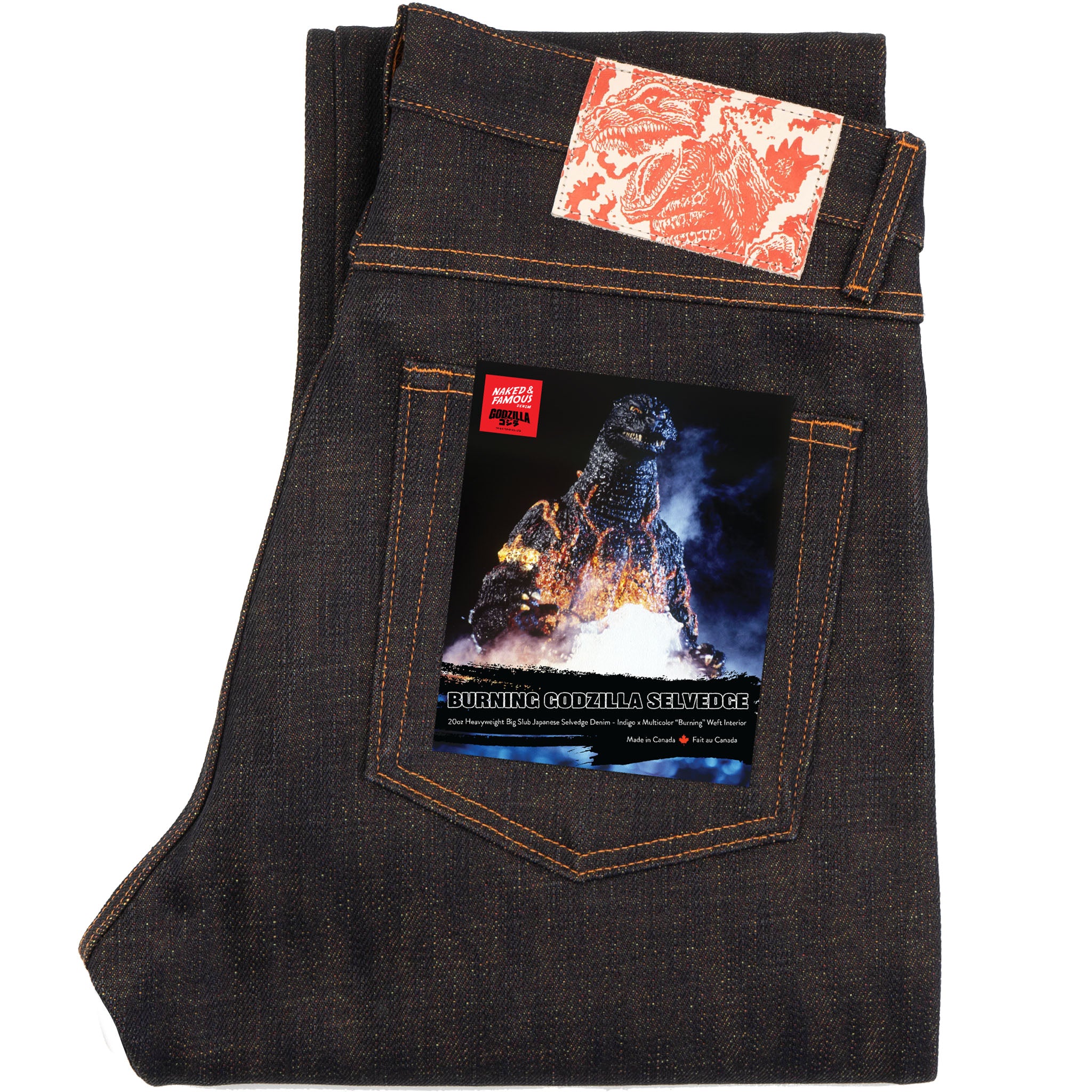 True Guy - Burning Godzilla Selvedge - Indigo by Naked & Famous Denim